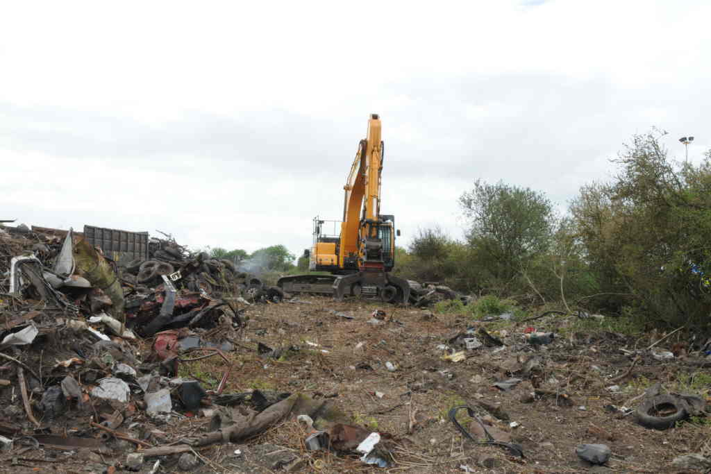 The scrapyard in St Osyth, Essex, where Mr Long's skeletal remains were found. (Essex Police/ PA)