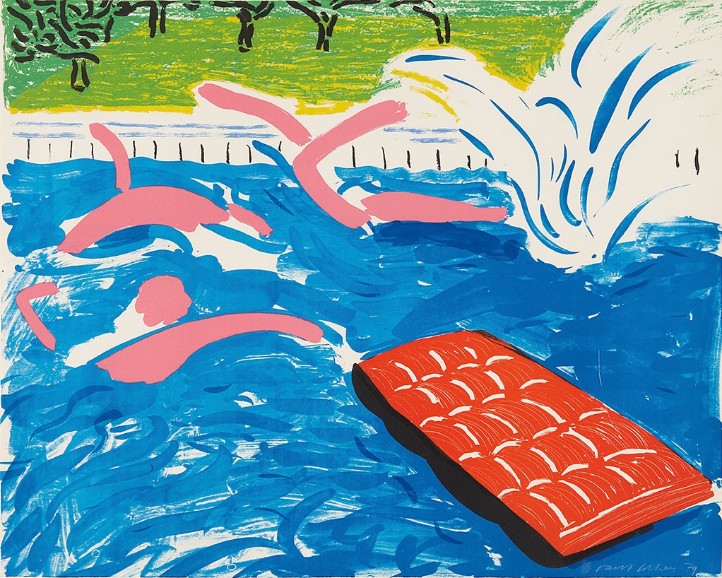 David Hockney, Afternoon Swimming, 1979