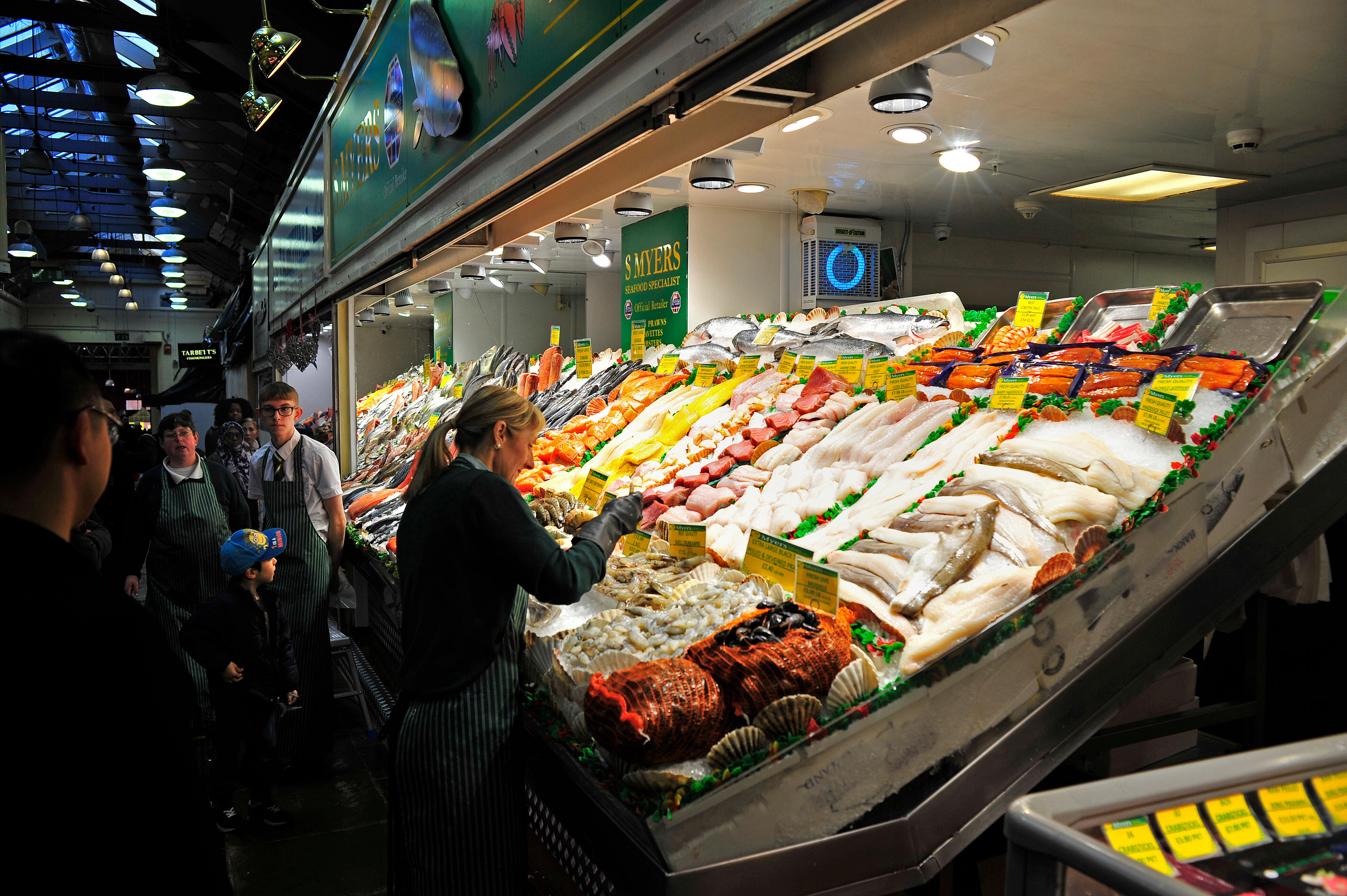 Kirkgate Market Leeds Yorkshire England UK