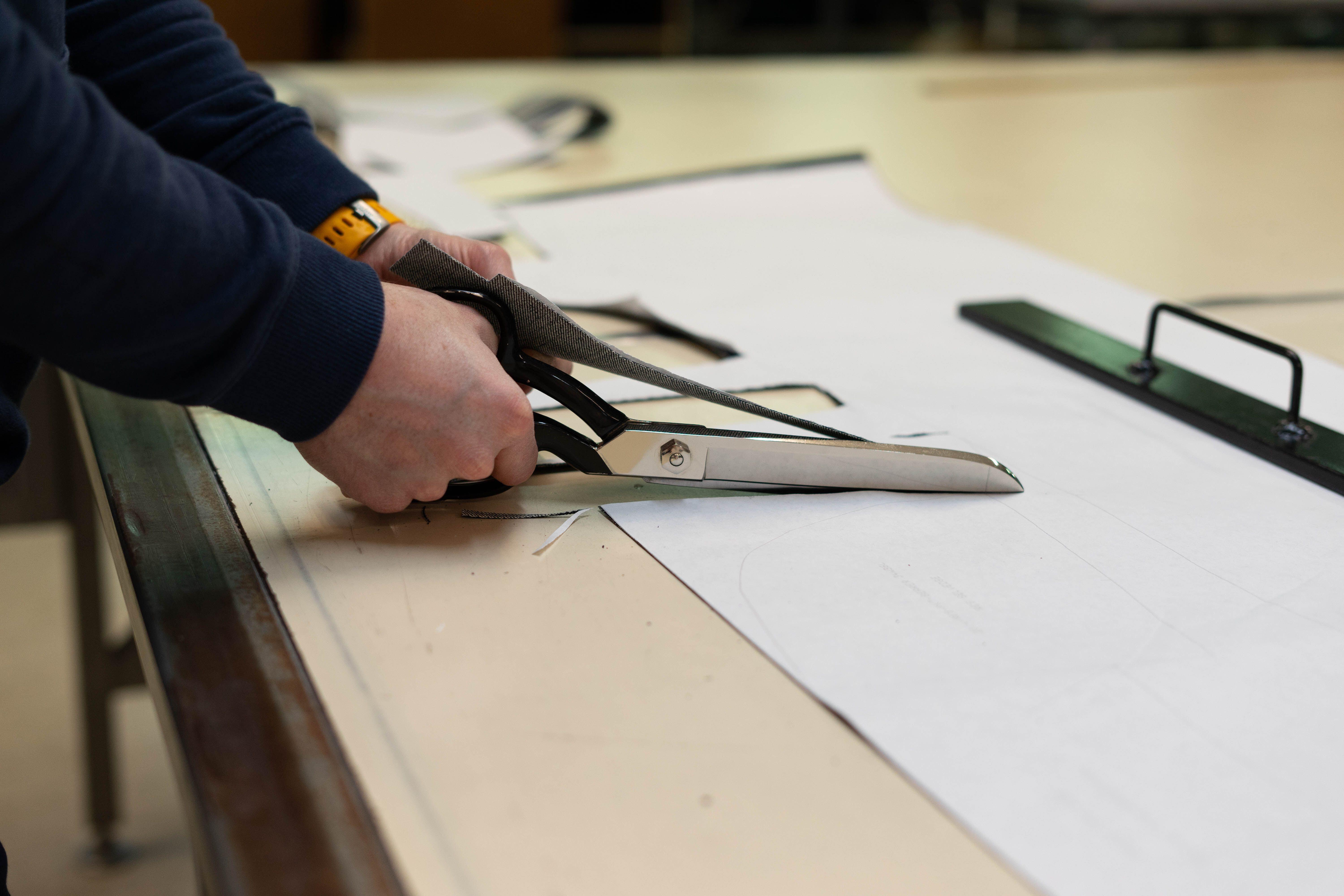 Jeans being made in Cardiff