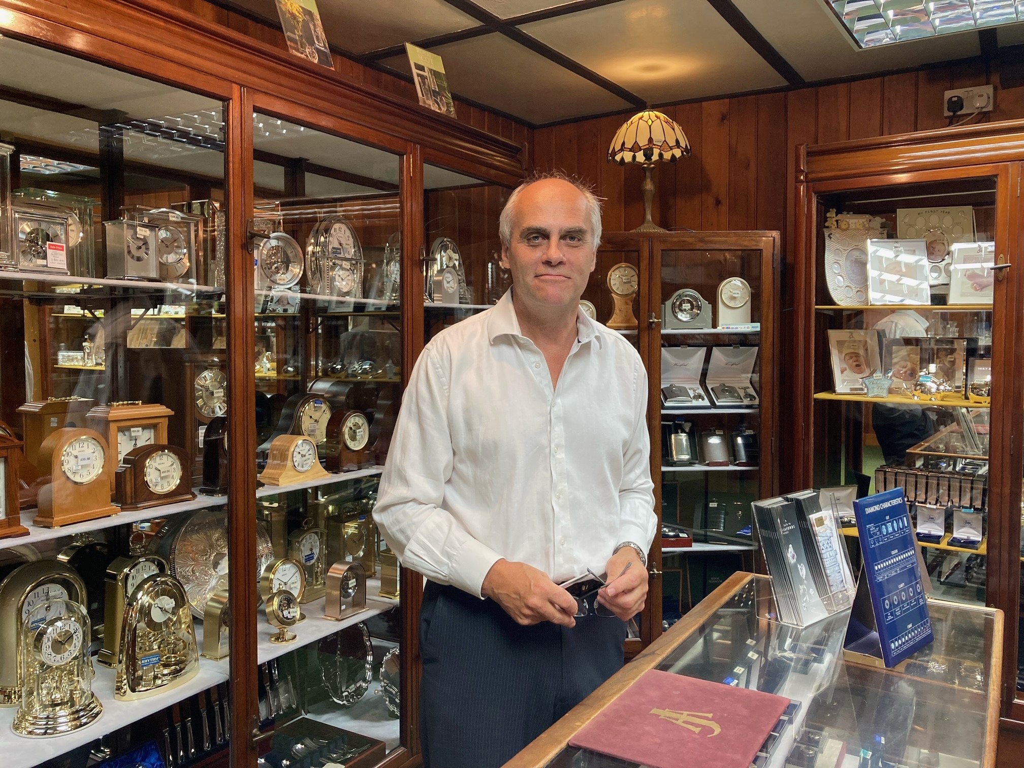 John Angell runs a jewellers and shared his experiences of the traffic chaos in Dover over the weekend