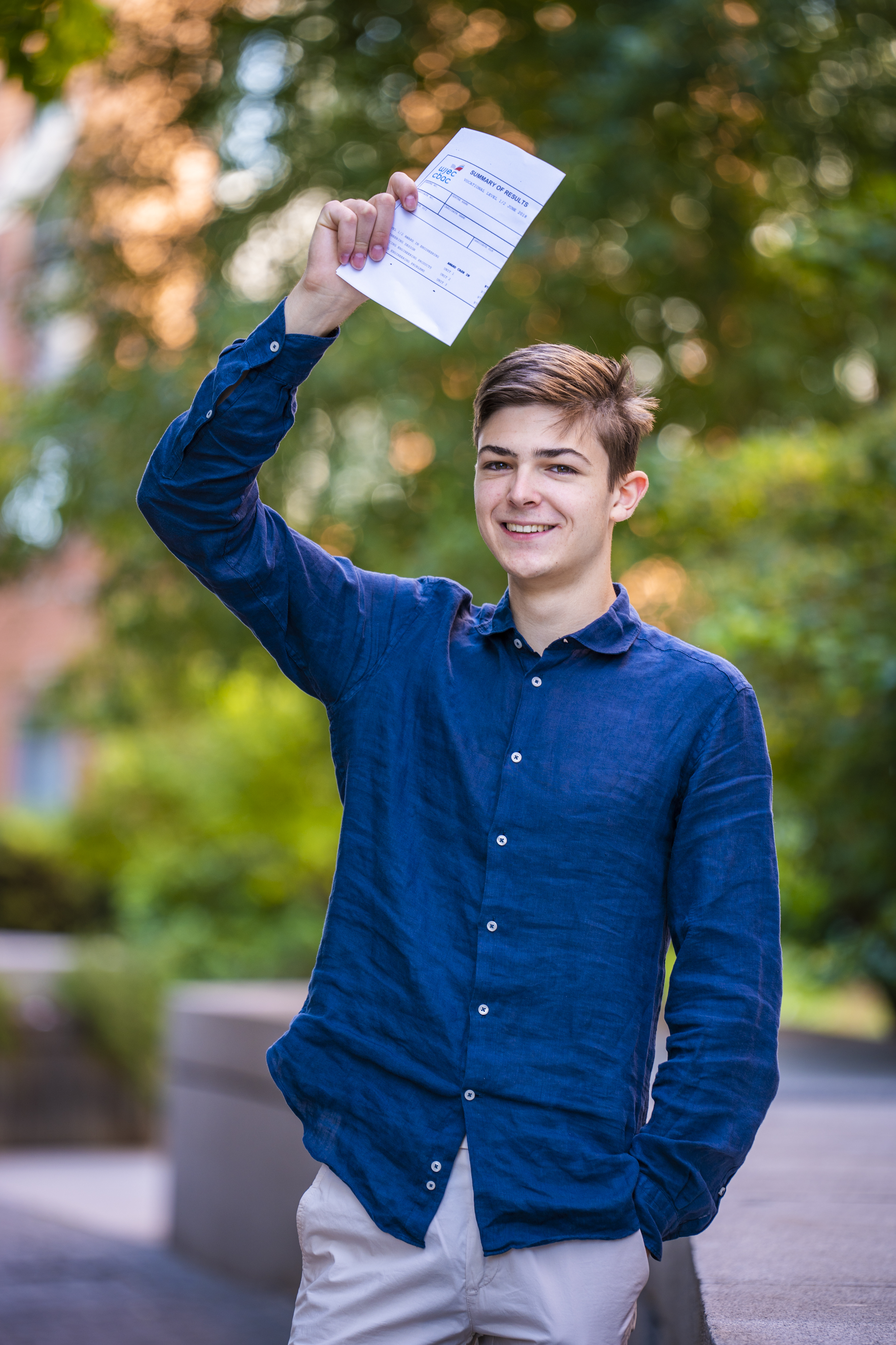 Zorian is off to Durham University to study Biological Sciences. (Neil Phillips/Cardiff Sixth Form College)