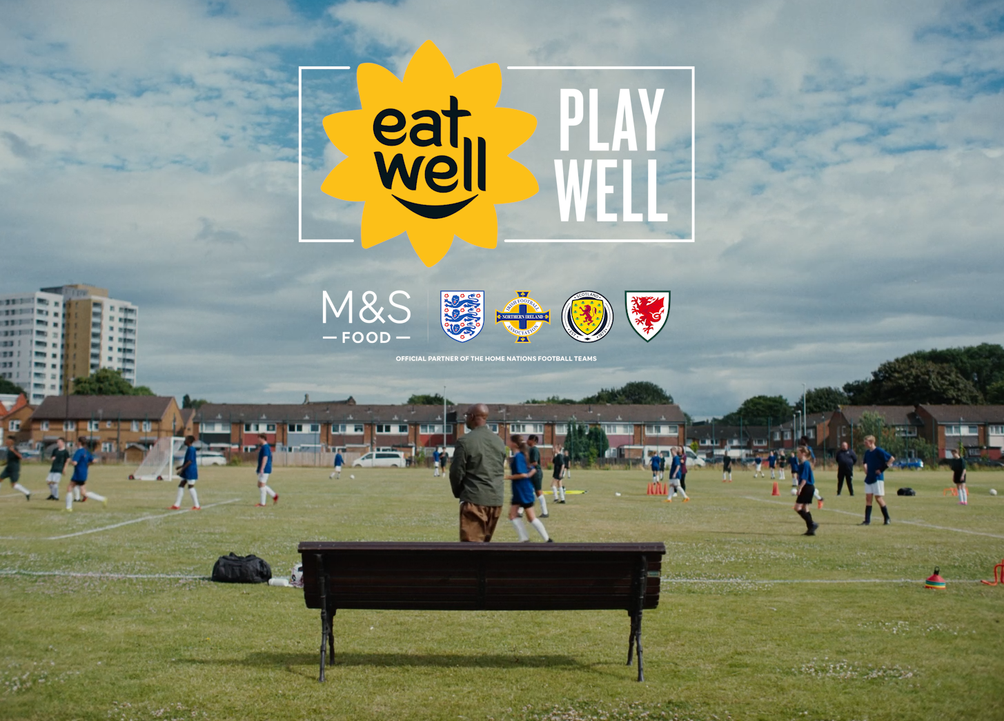 M&S Food has launched a national TV advert starring Ian Wright to help grassroots players make healthier eating choices 