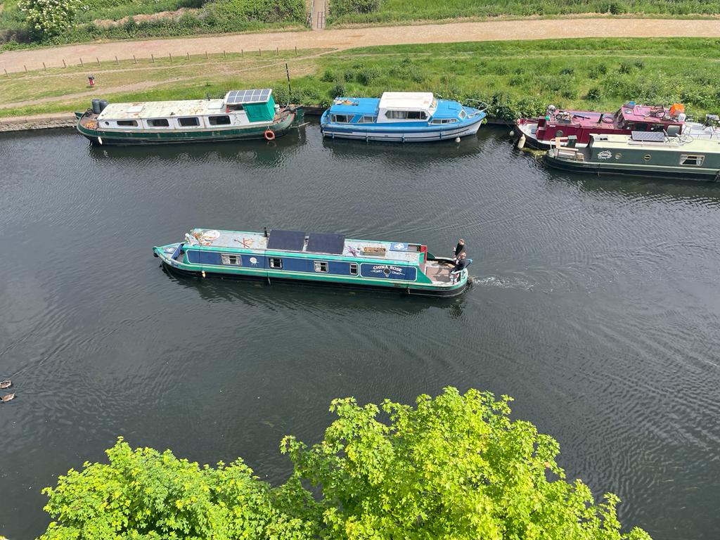 Martin Walsh moved into a houseboat 