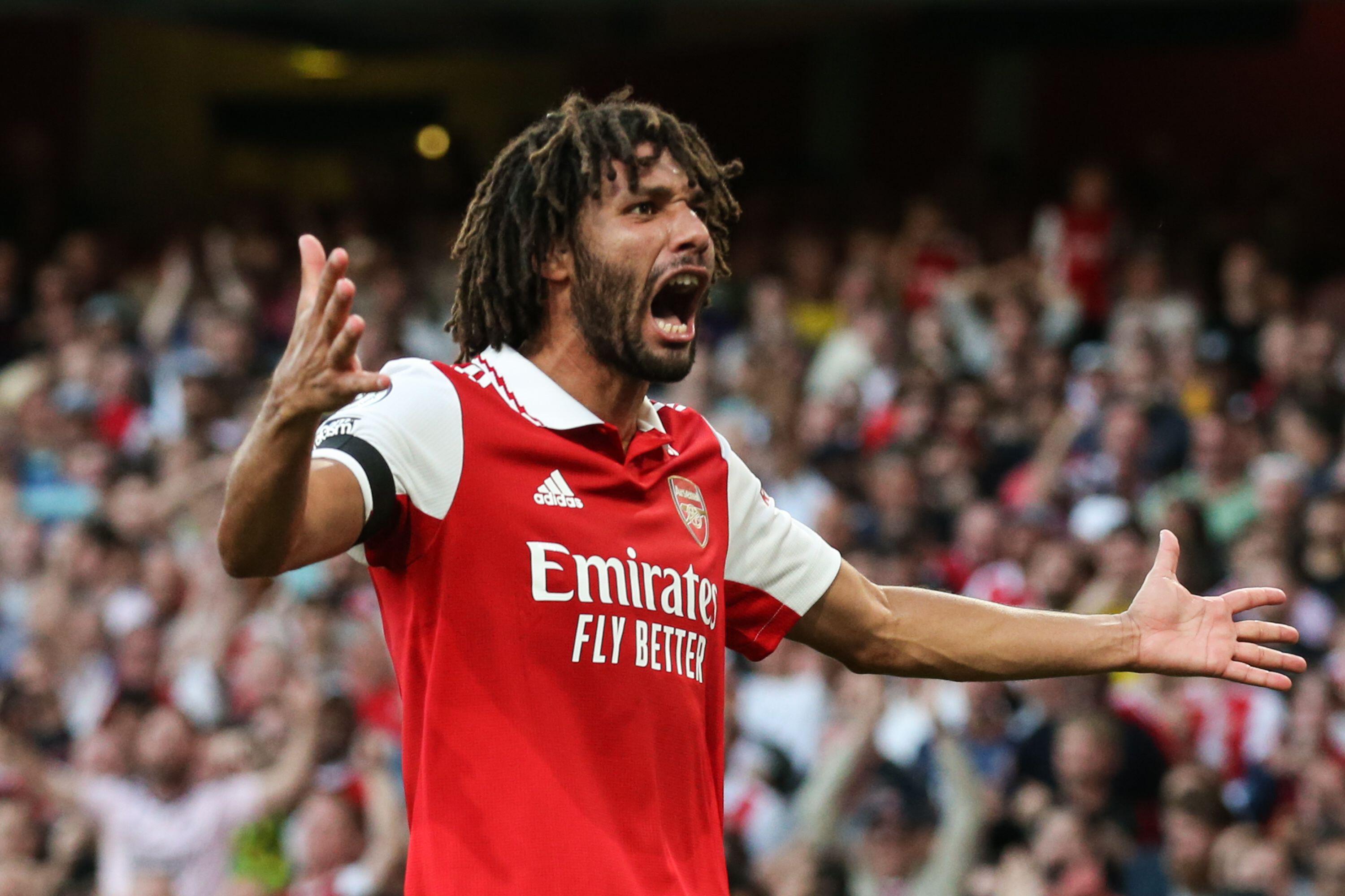 Mohamed Elneny suffered a hamstring injury in Arsenal's win over Fulham.
