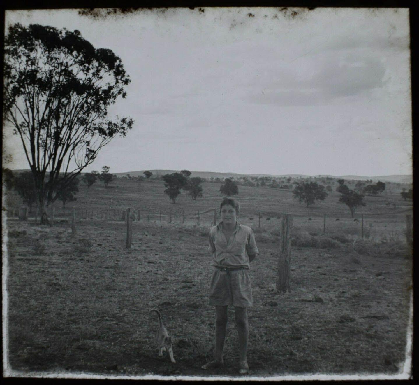 Peter Blundell at Fairbridge Farm School, Molong, NSW, Australia in the 1940s