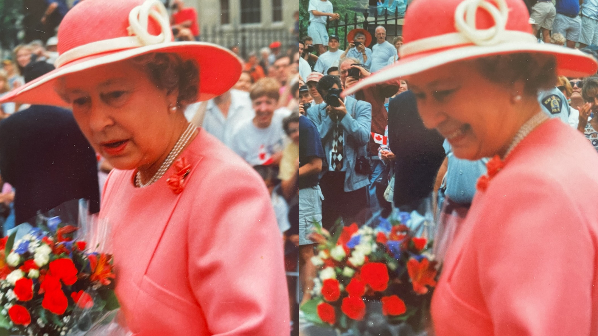 The Queen makes an appearance in Halifax, Canada, in 1994