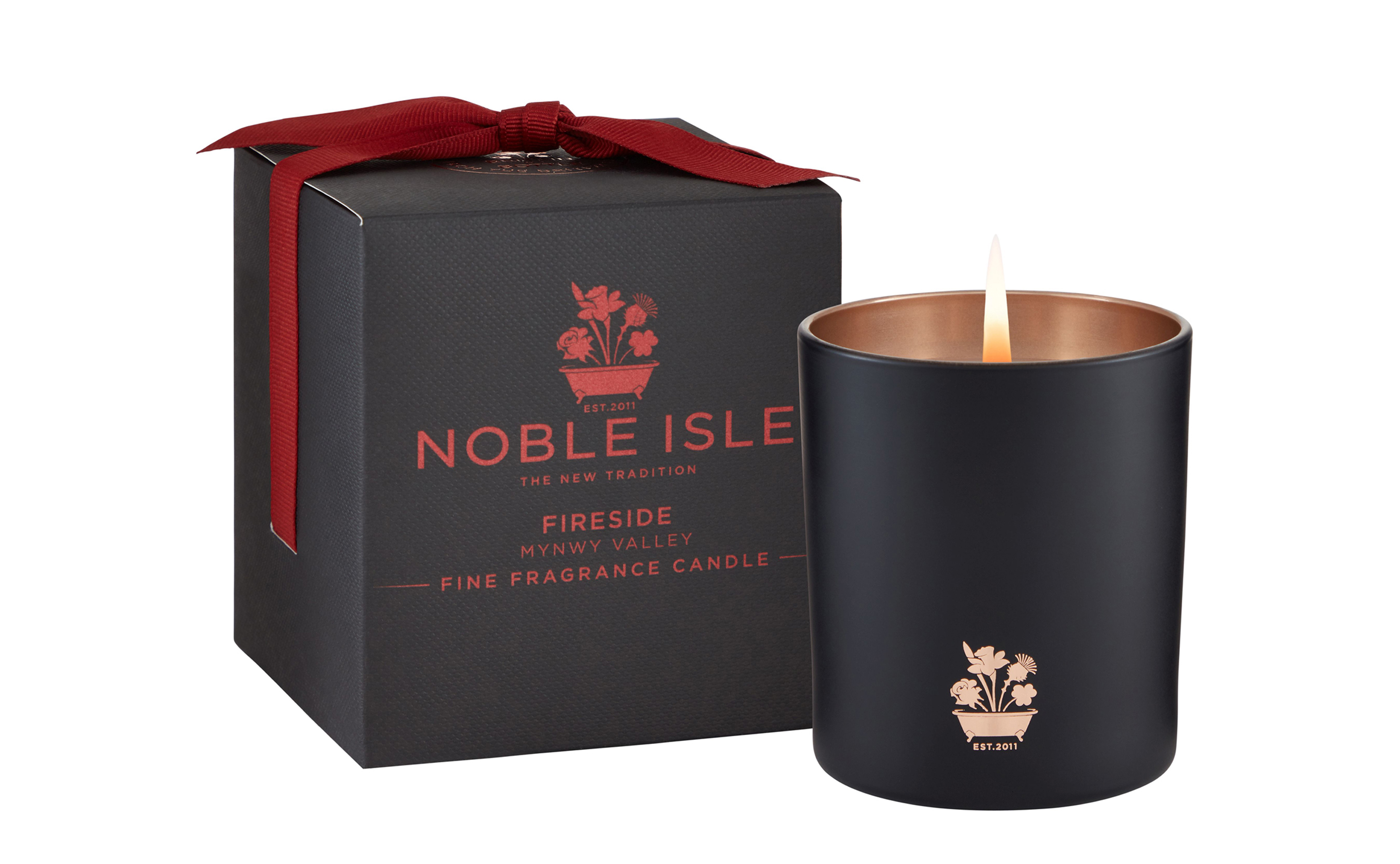 Noble Isle Fireside Single Wick Candle, Noble Isle