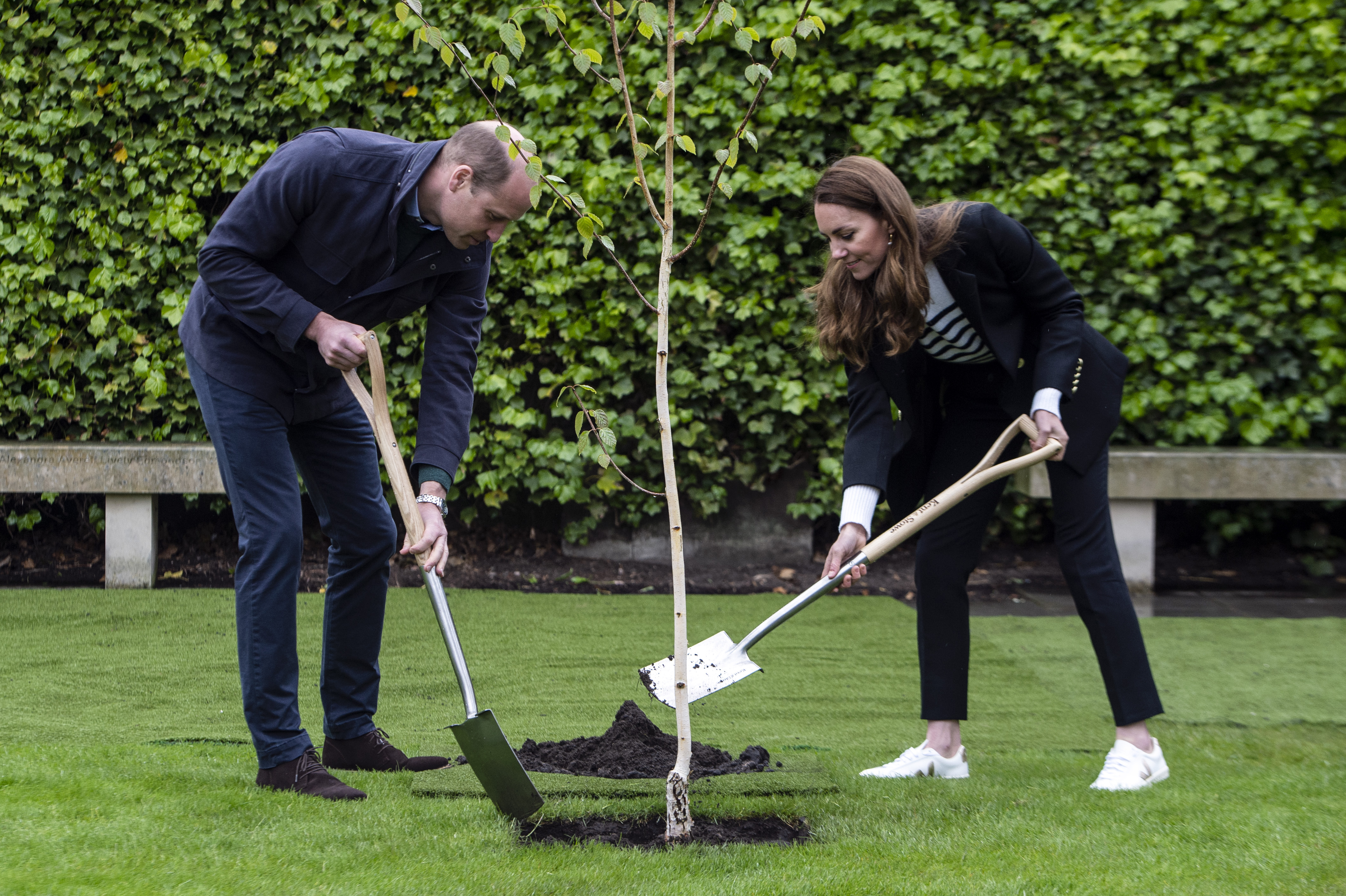 William and Kate plant tree
