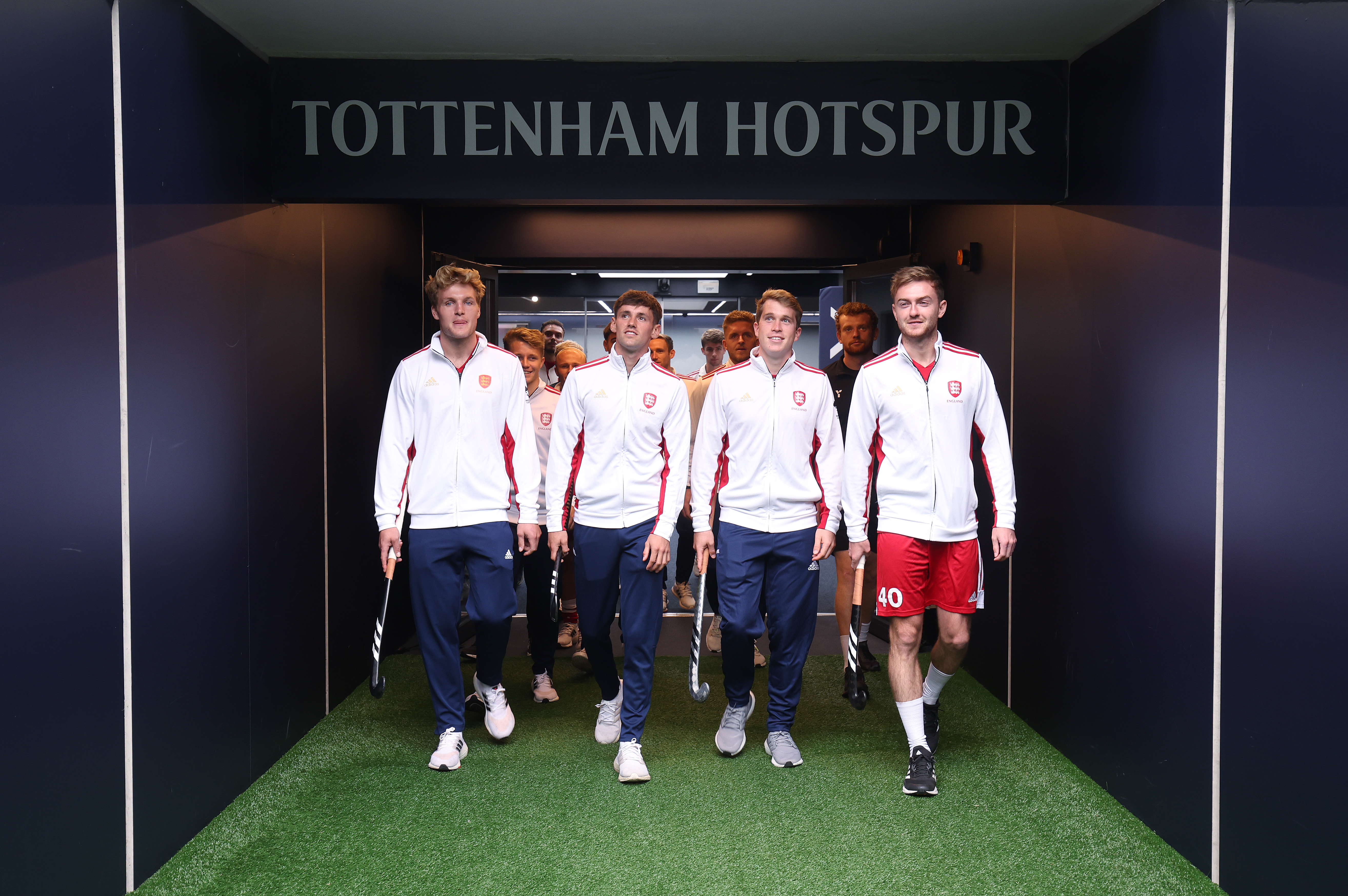 England Wales hockey players at Spurs 