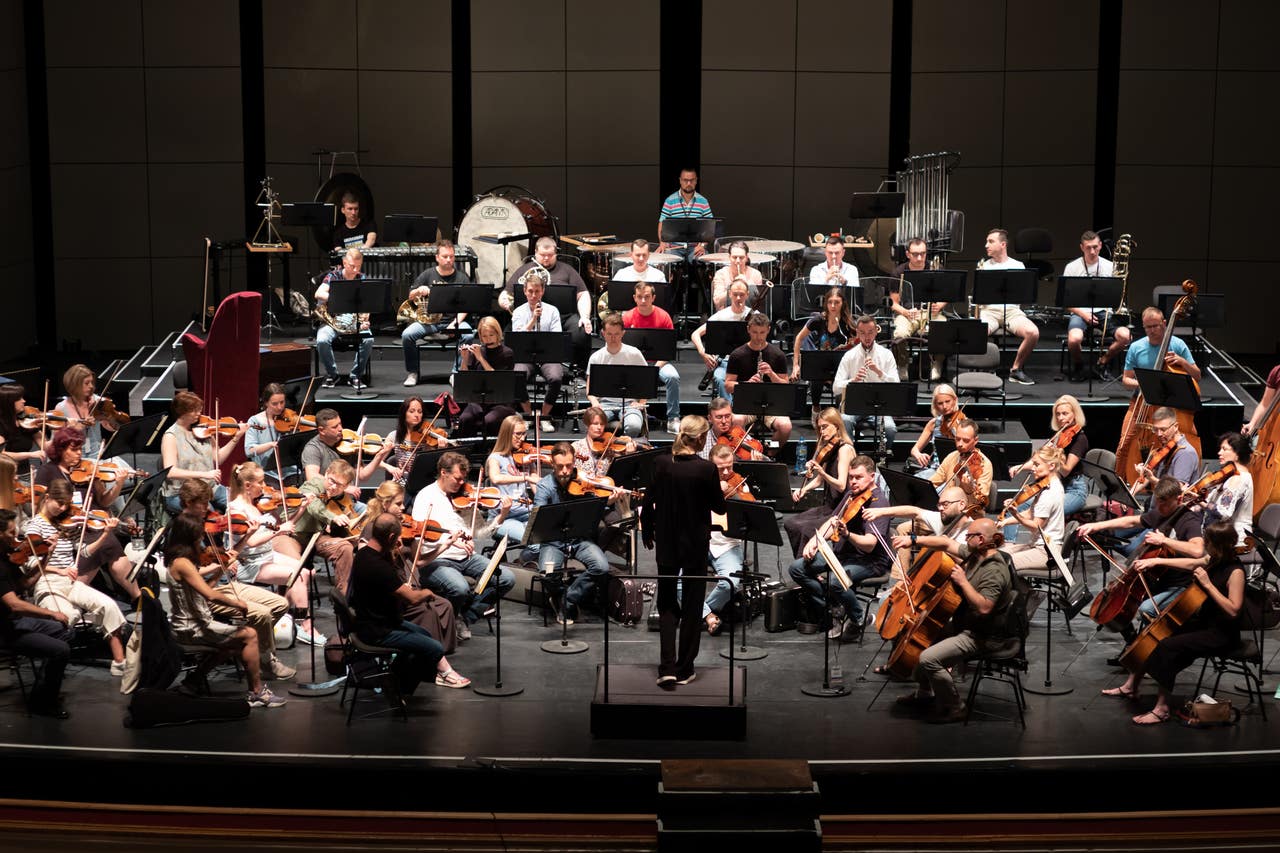 Ukrainian Freedom Orchestra member Music and love are going to save