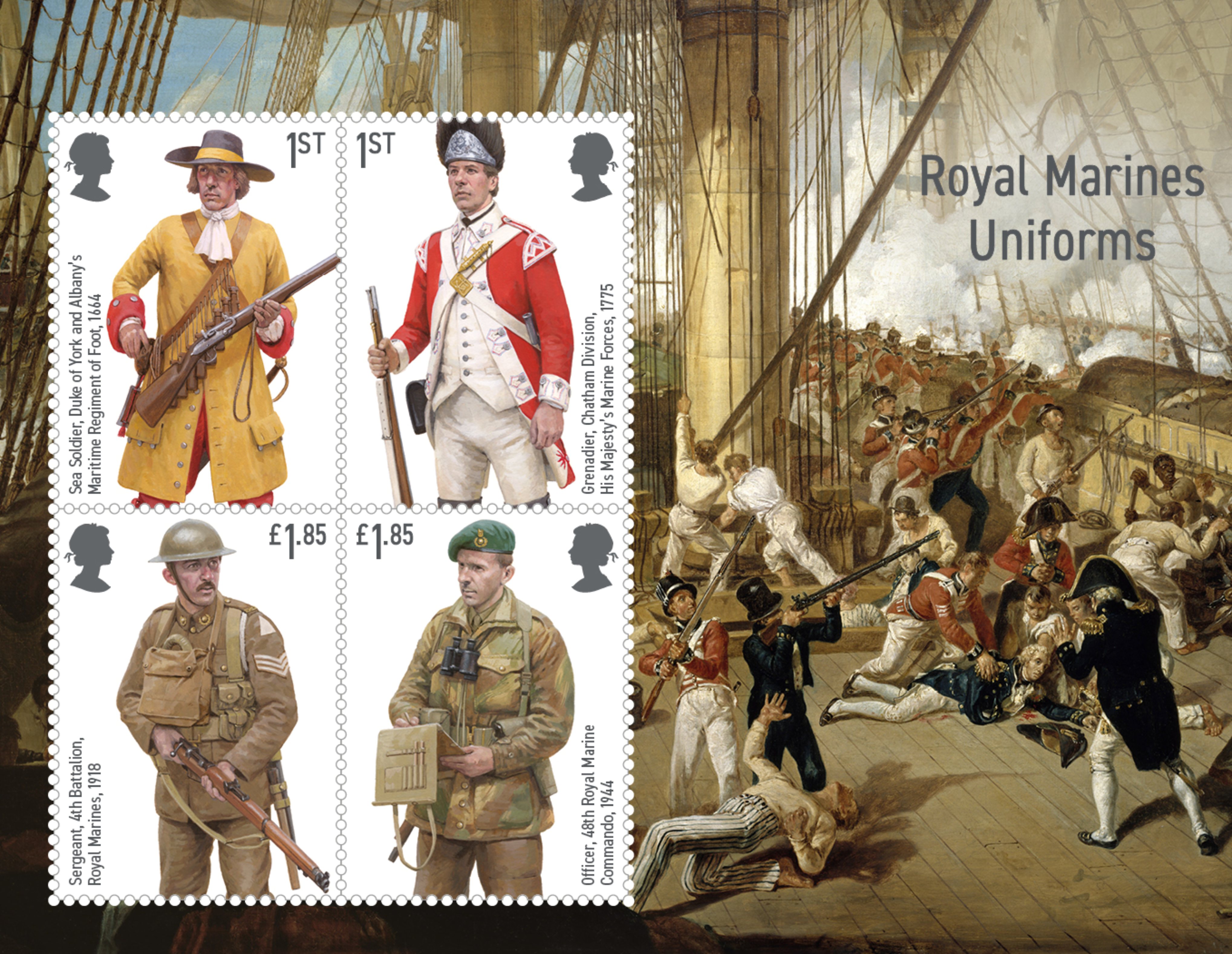 Royal Marines stamps
