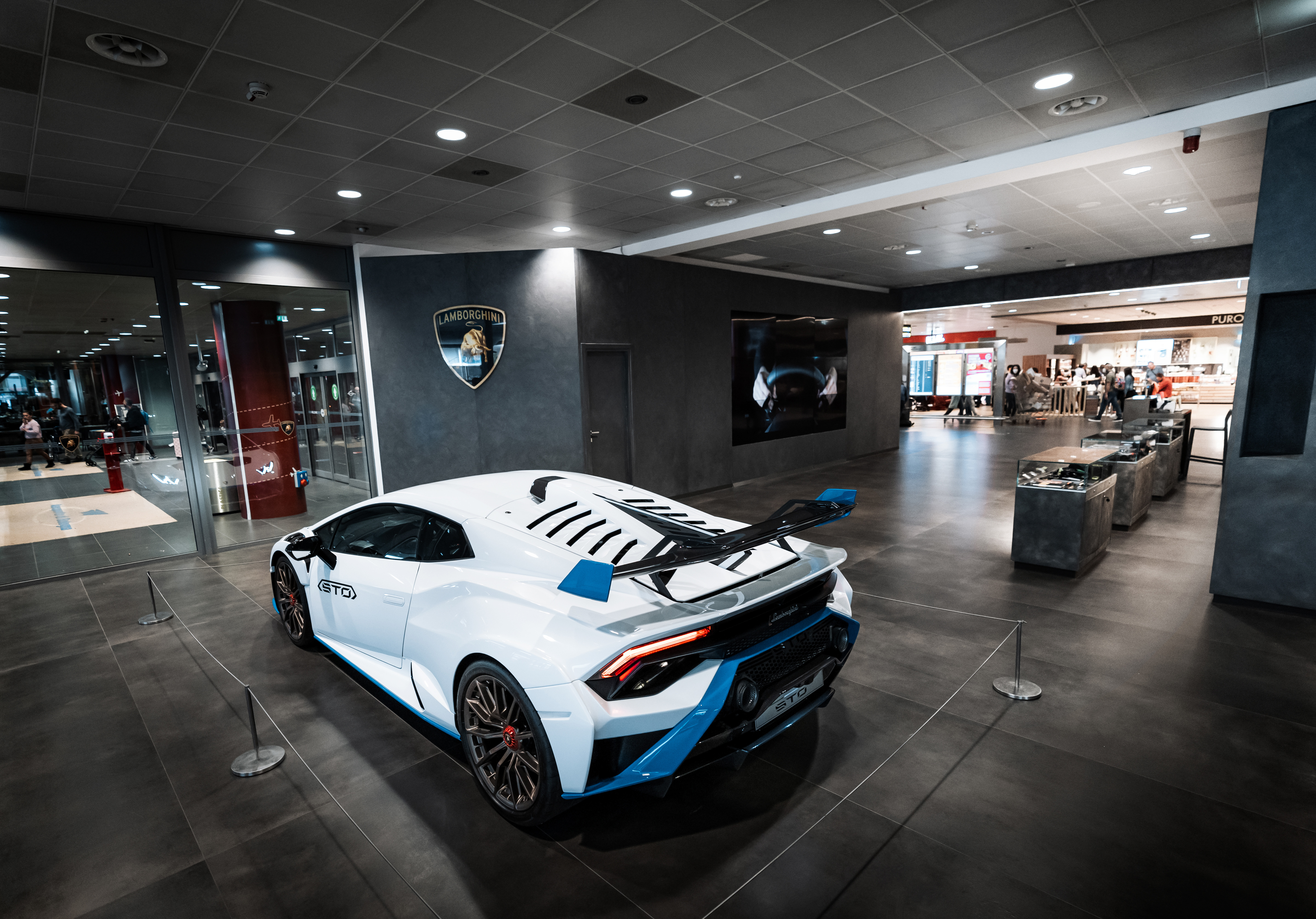 Lamborghini renews partnership with airport to have supercar as