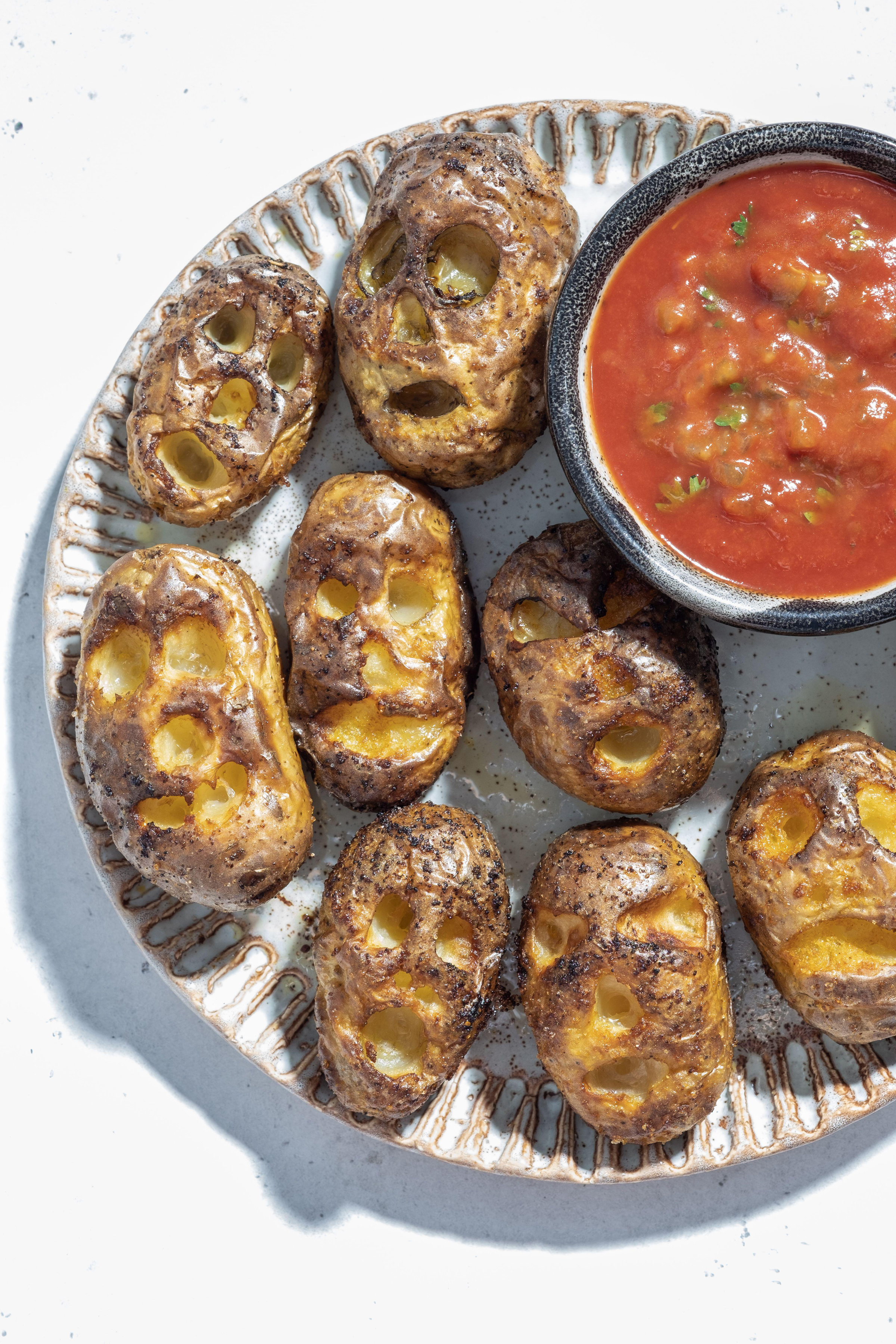 Halloween potatoes (Alamy/PA)