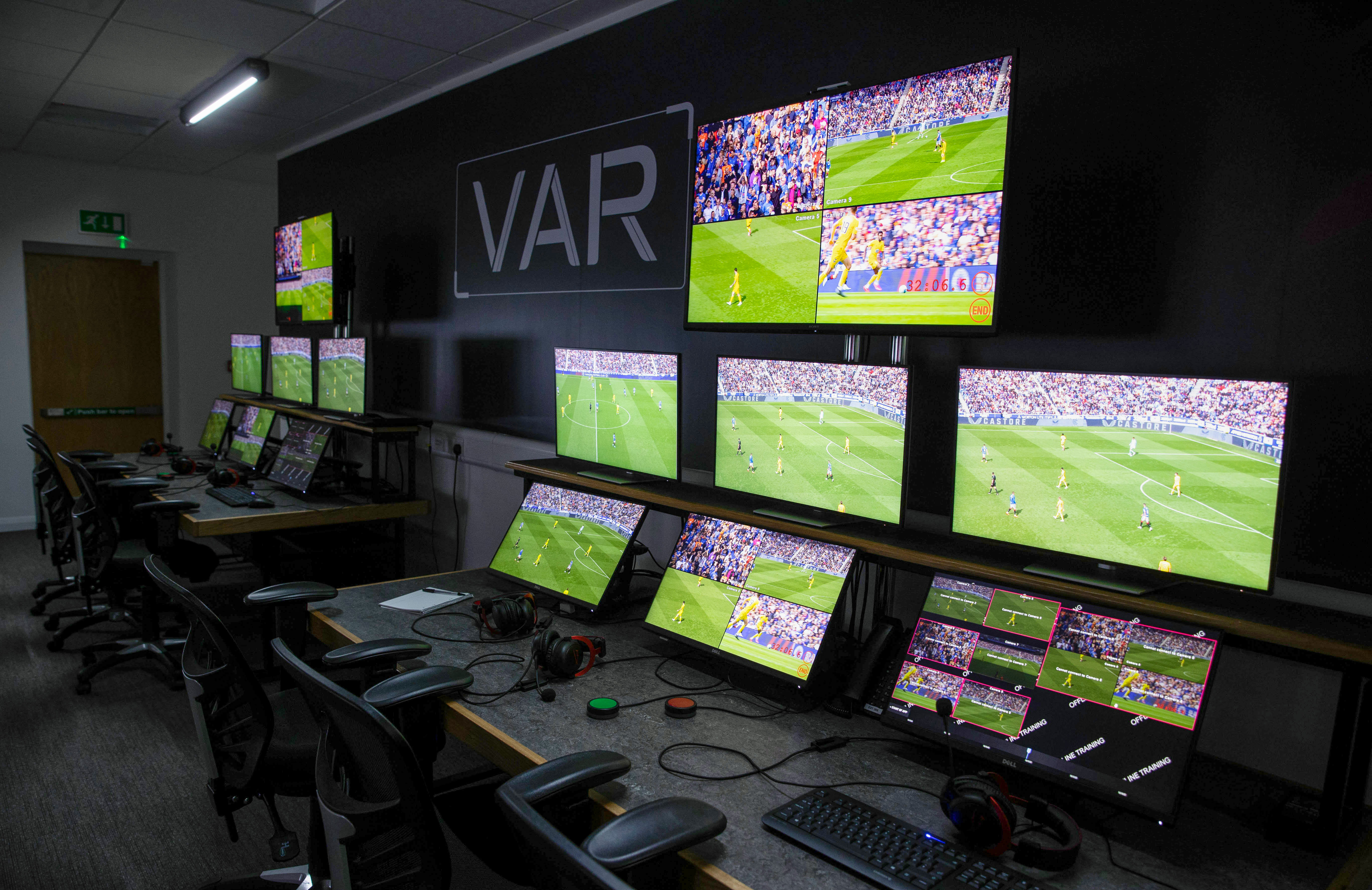 The SFA's VAR control room