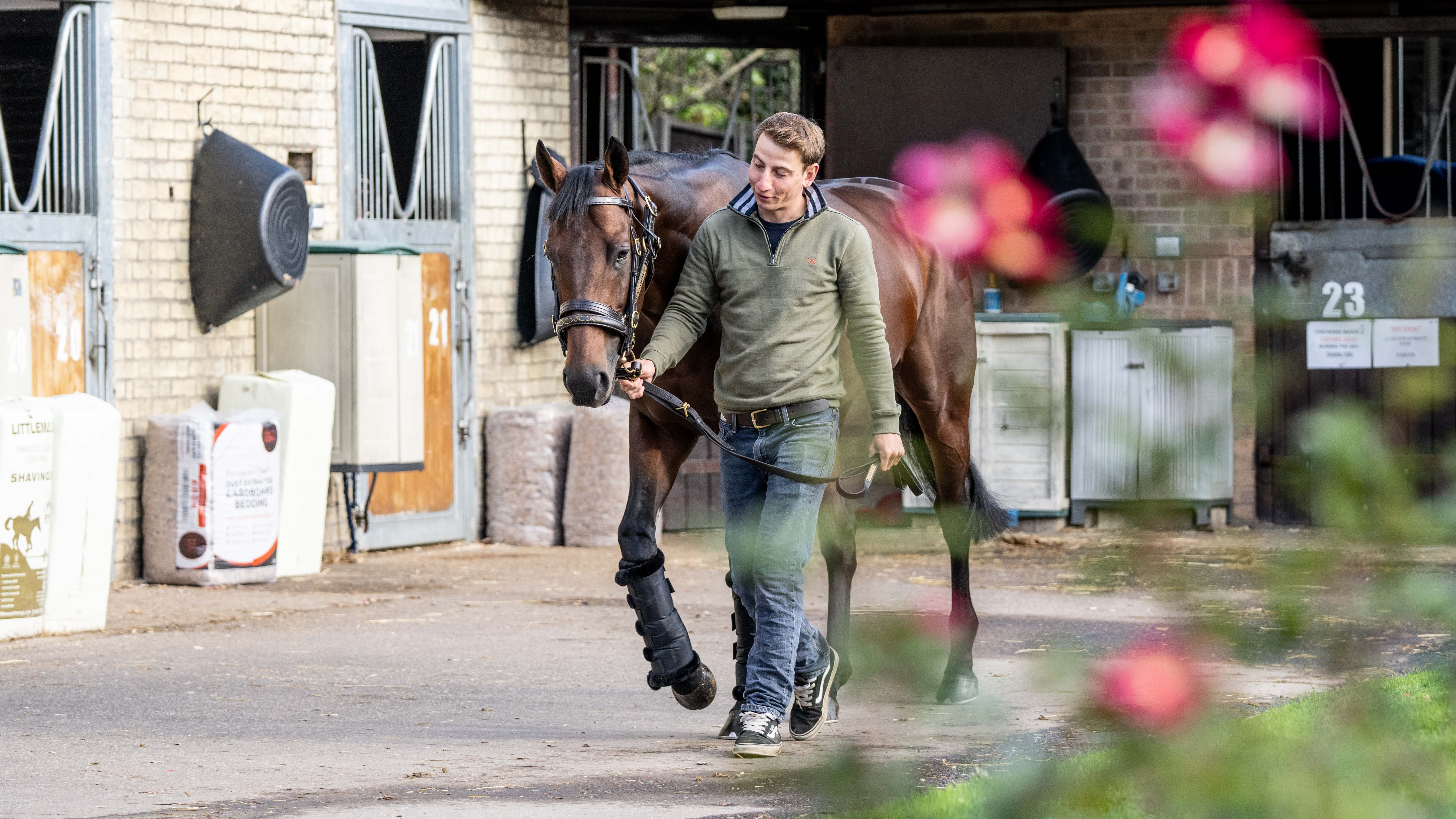 Baaeed and his groom Ricky Hall