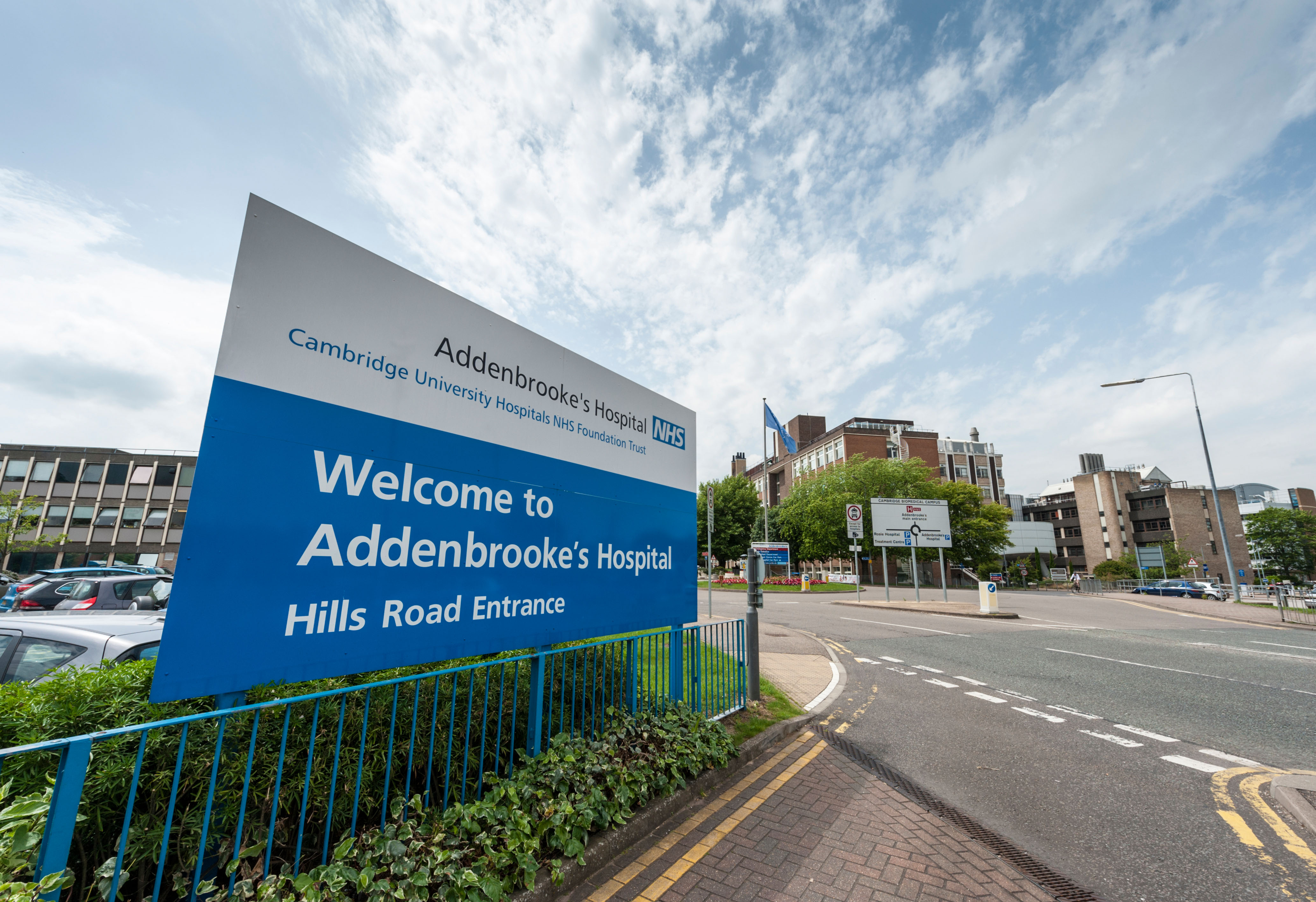Addenbrookes Hospital in Cambridge 