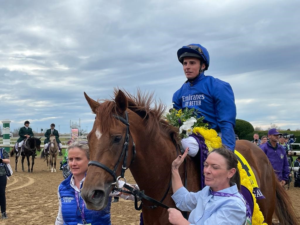 Modern Games wins at the Breeders' Cup once again for William Buick and Charlie Appleby