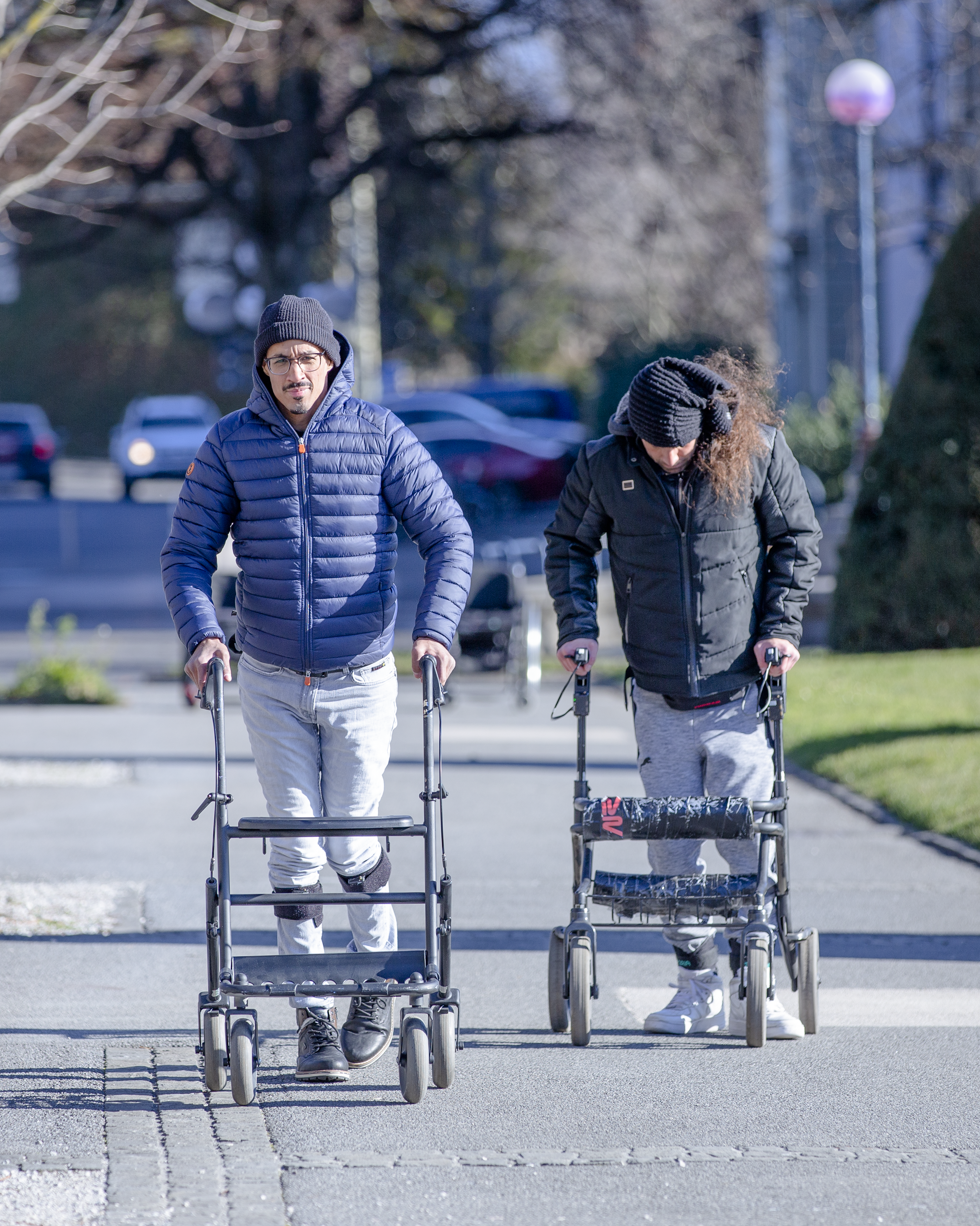 Patients walking again after EES treatment 