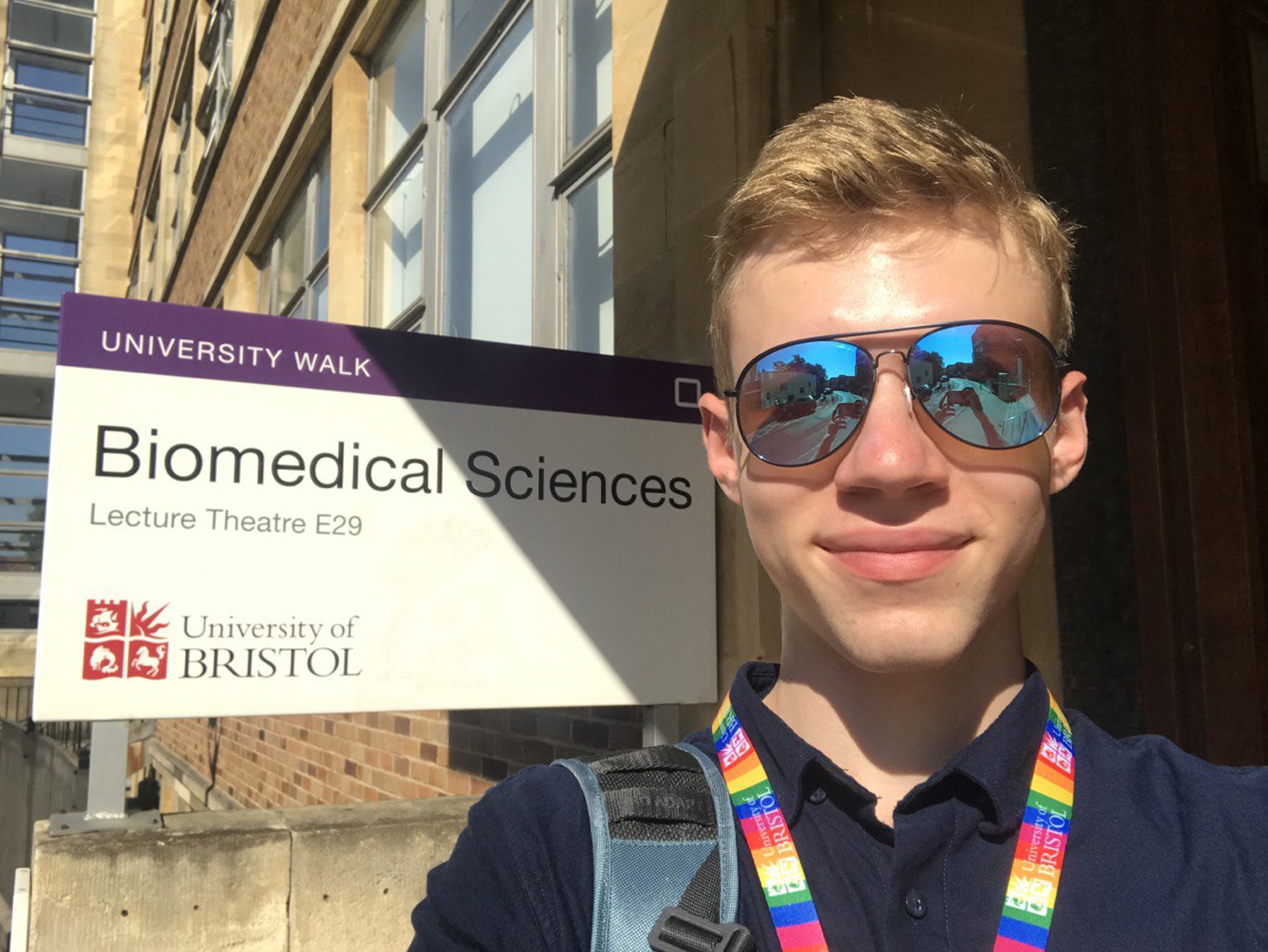 Ukrainian Tomas Tokovyi has recently graduated from the University of Bristol and is now studying at the University of Oxford (University of Bristol/PA) 