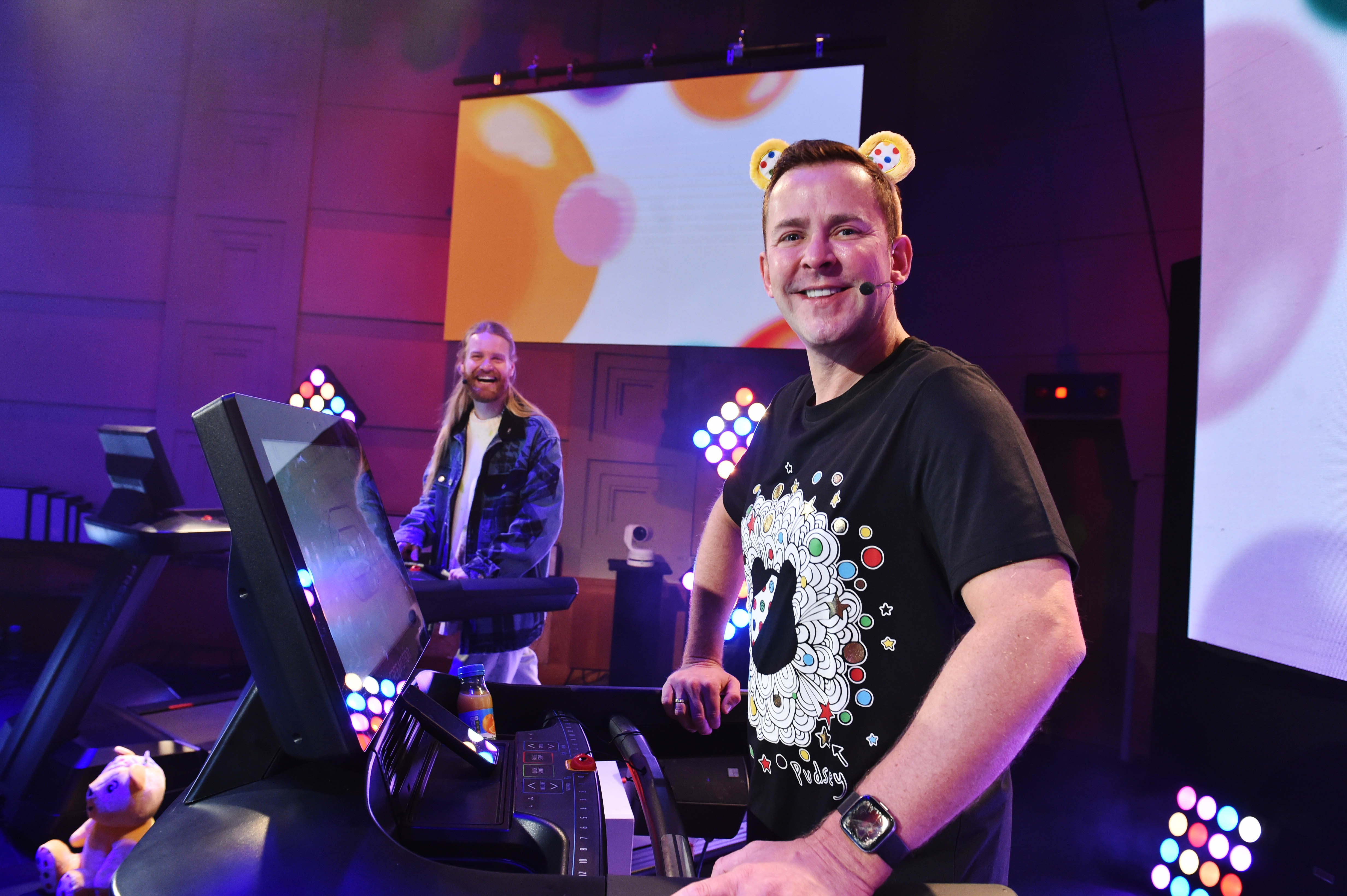 Scott Mills with Sam Ryder 