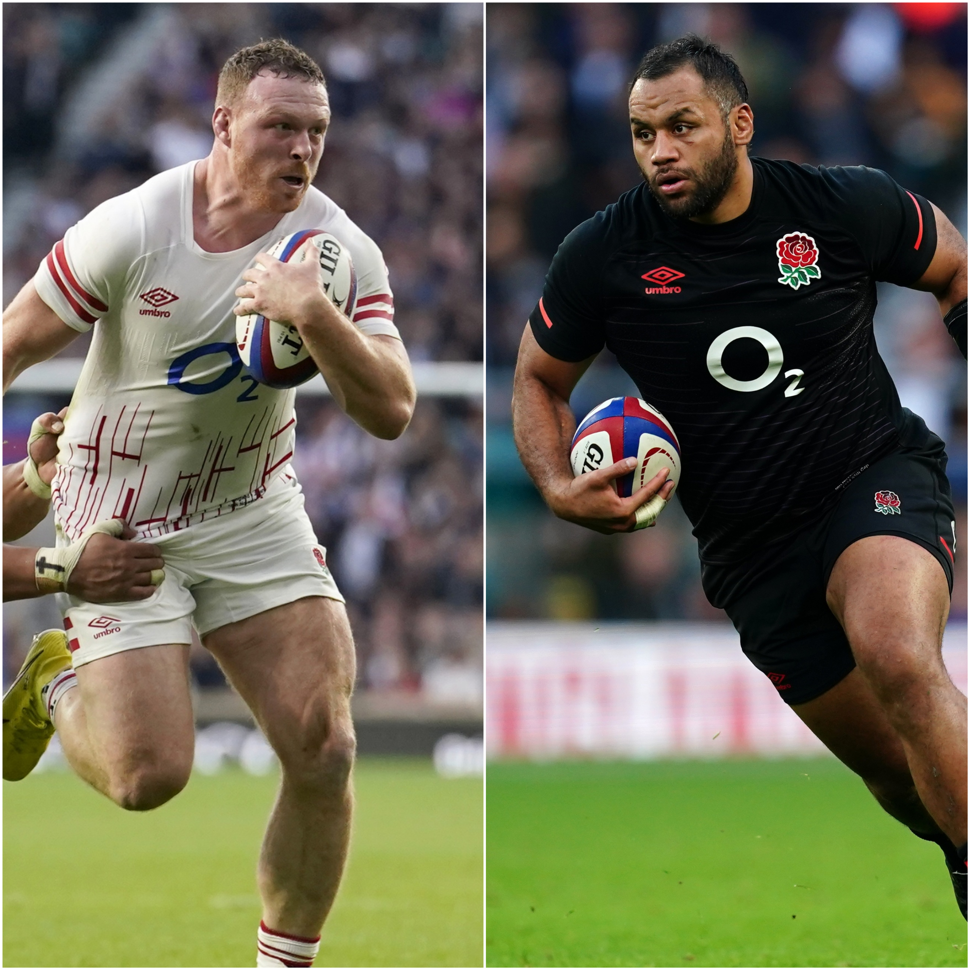 Sam Simmonds (left) and Billy Vunipola