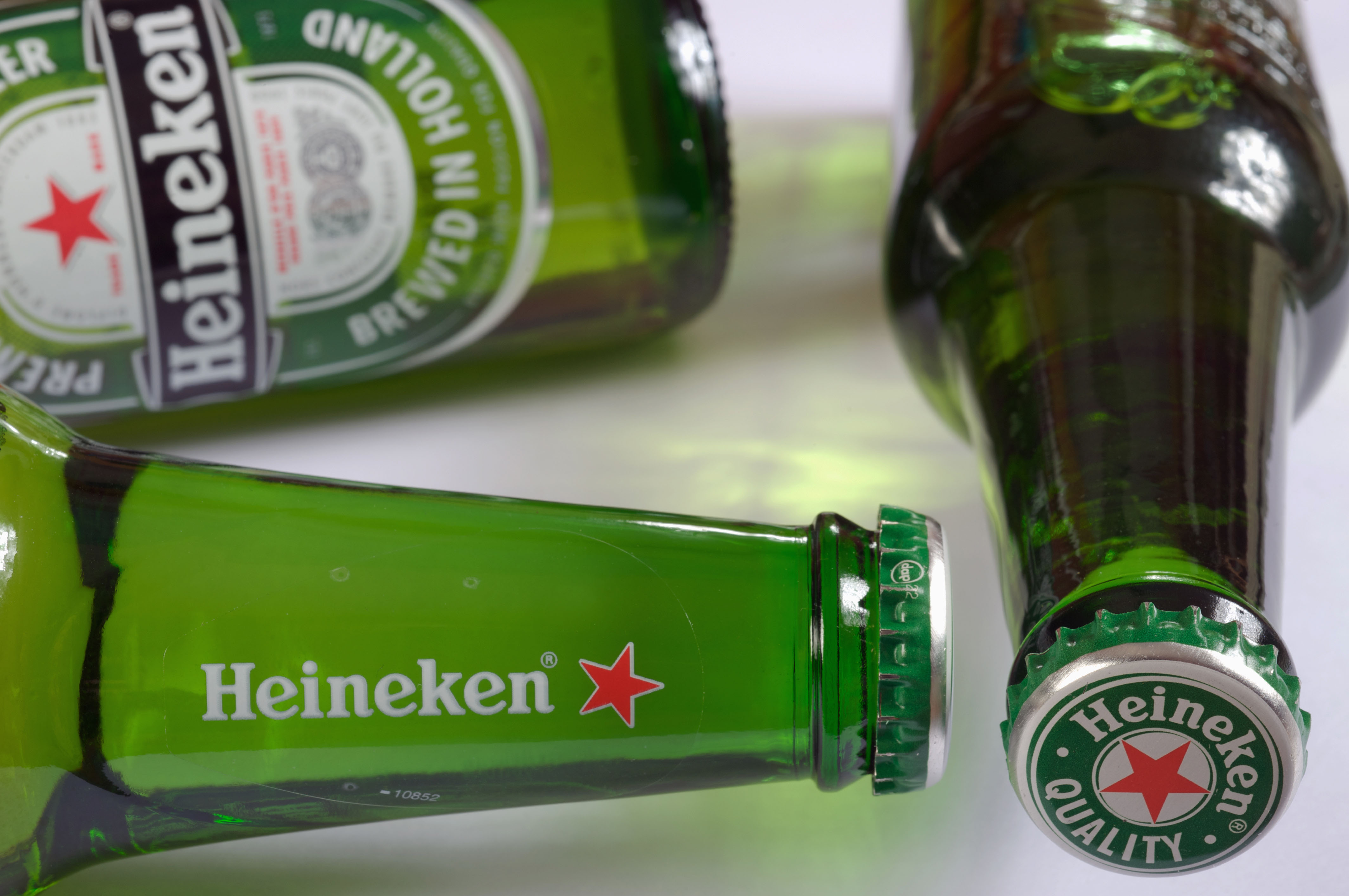 Heineken bottles