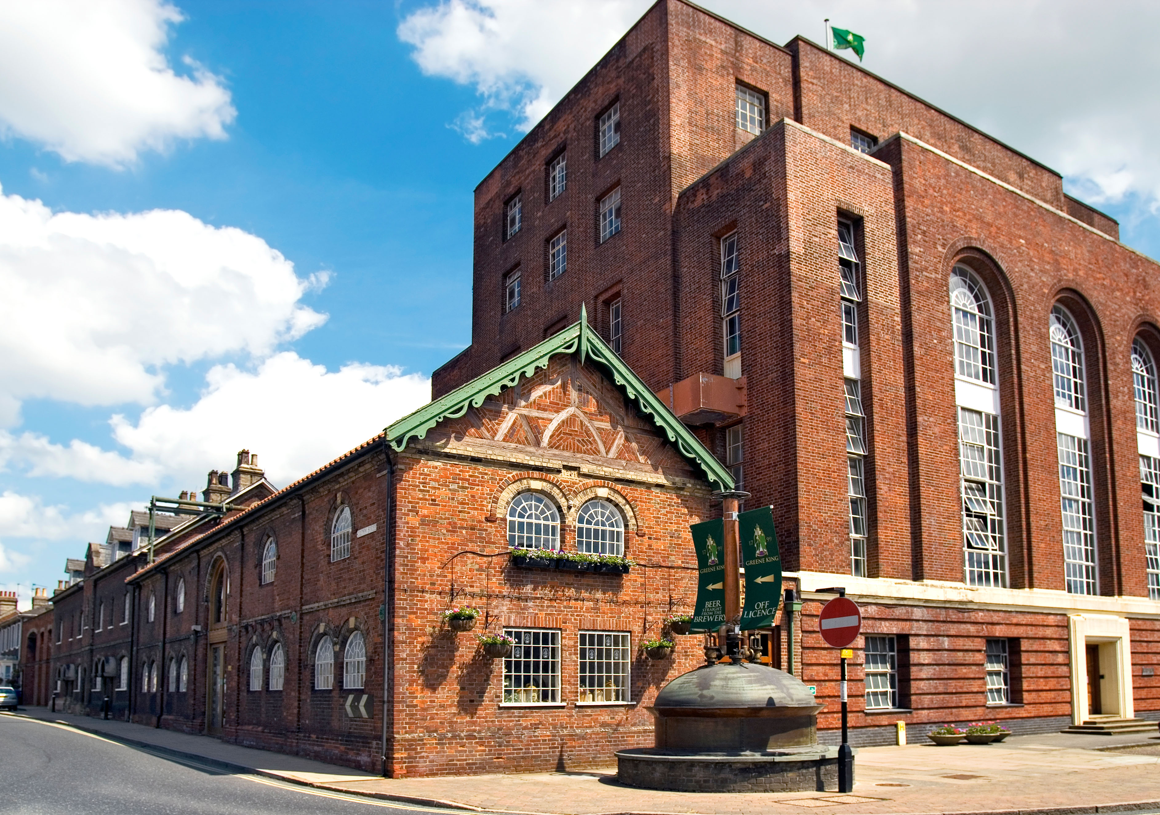 A Greene King brewery in Bury St Edmunds