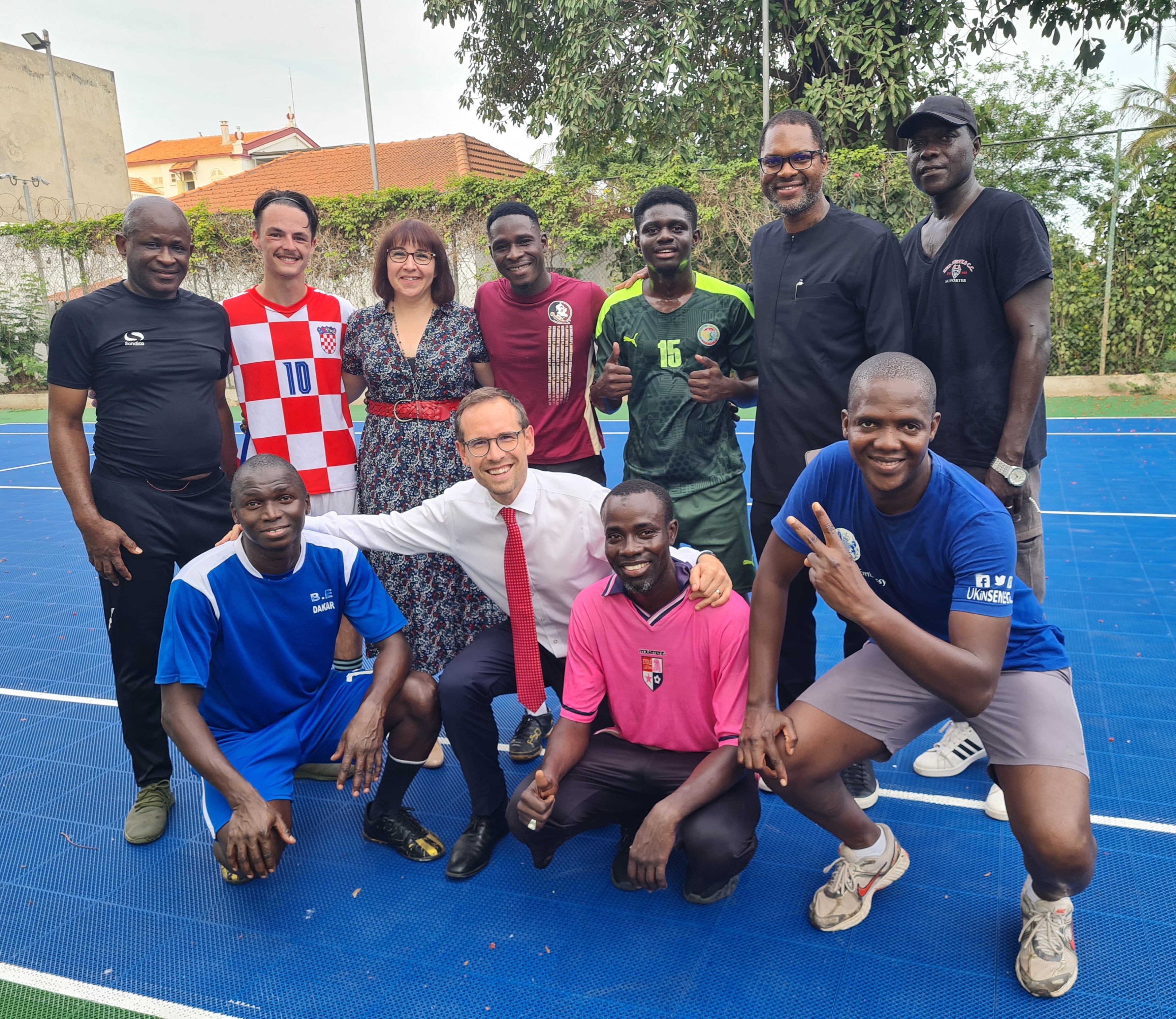 British Embassy Dakar's football team
