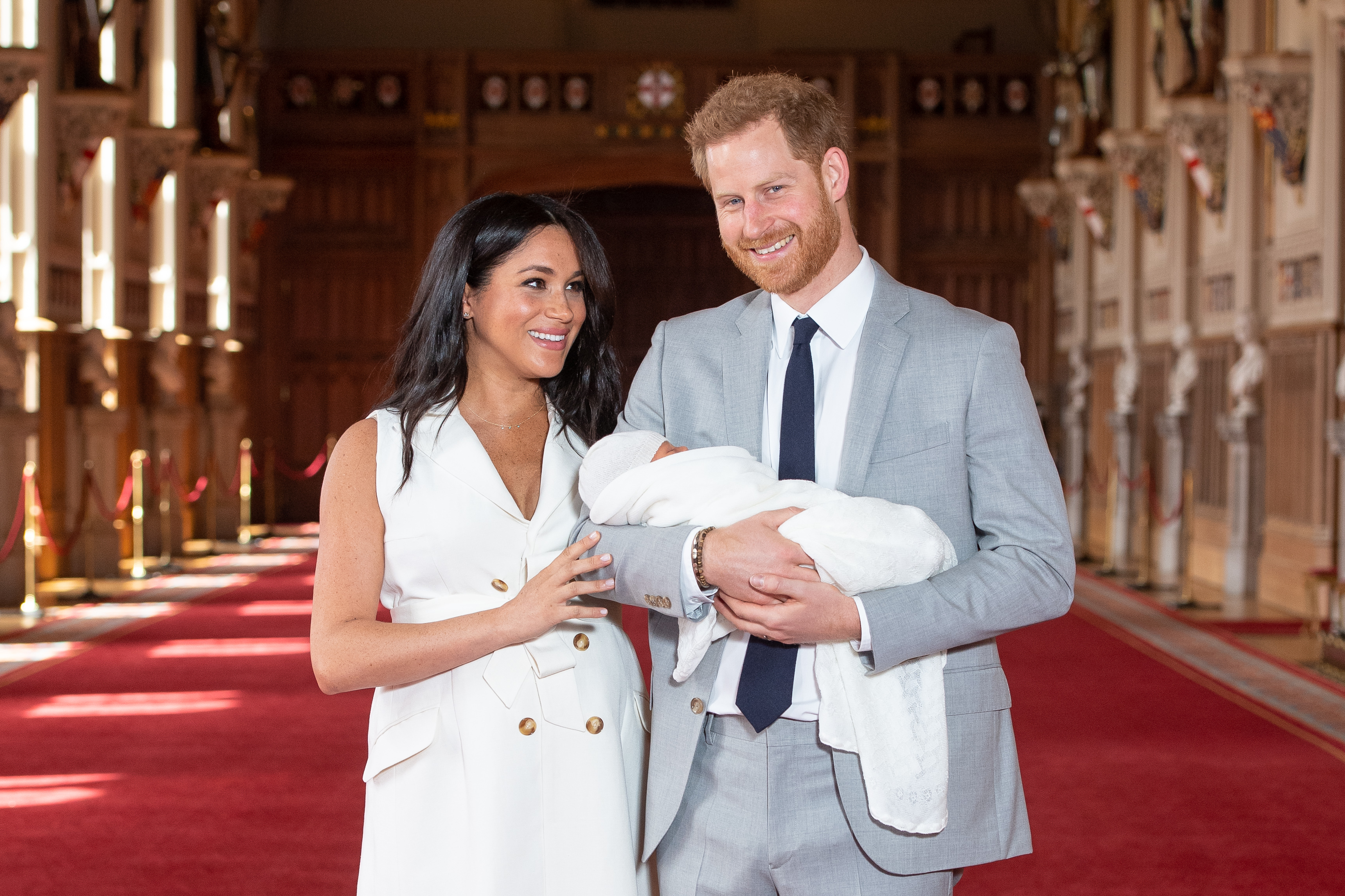The Sussexes with baby Archie