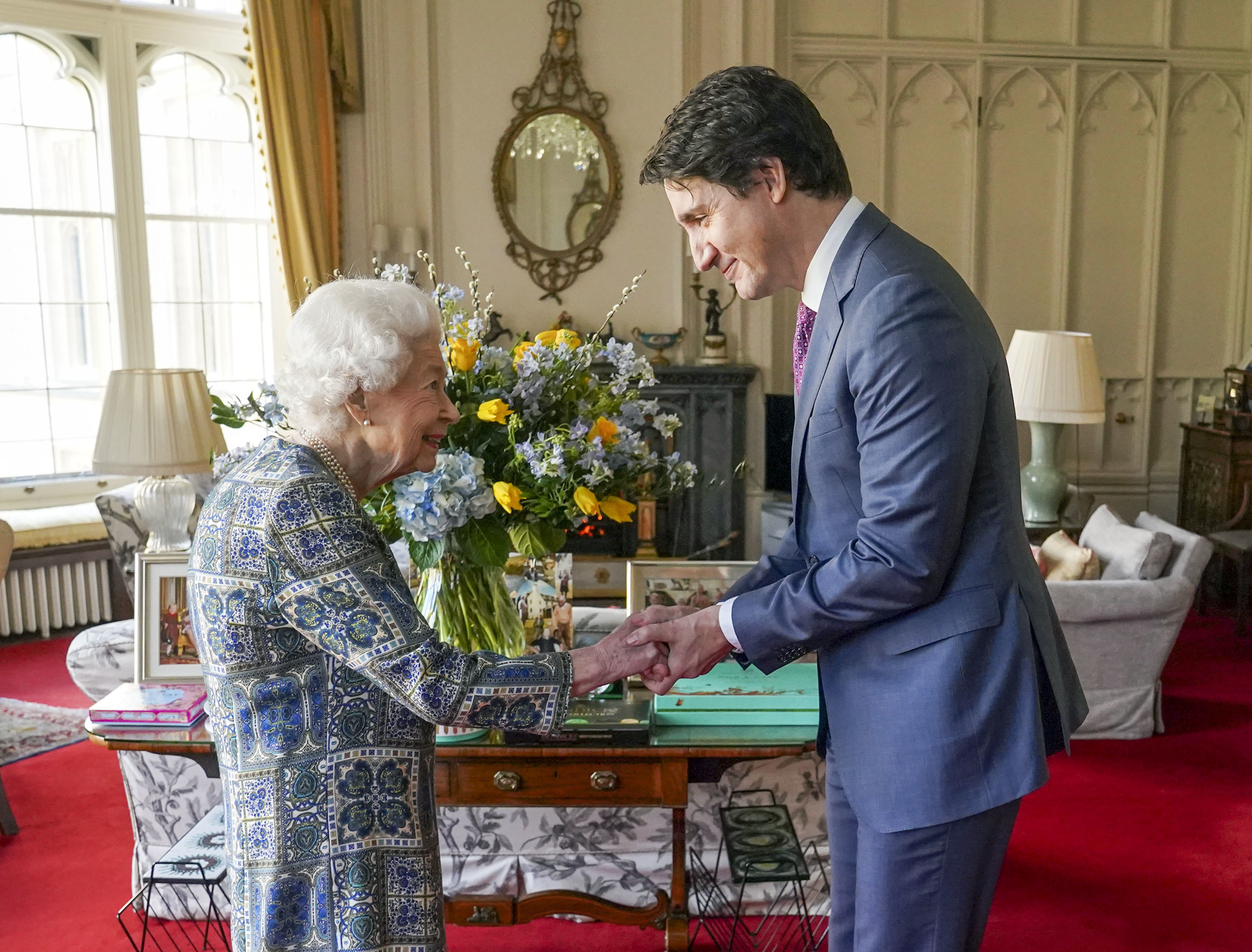 The Queen and Justin Trudeau