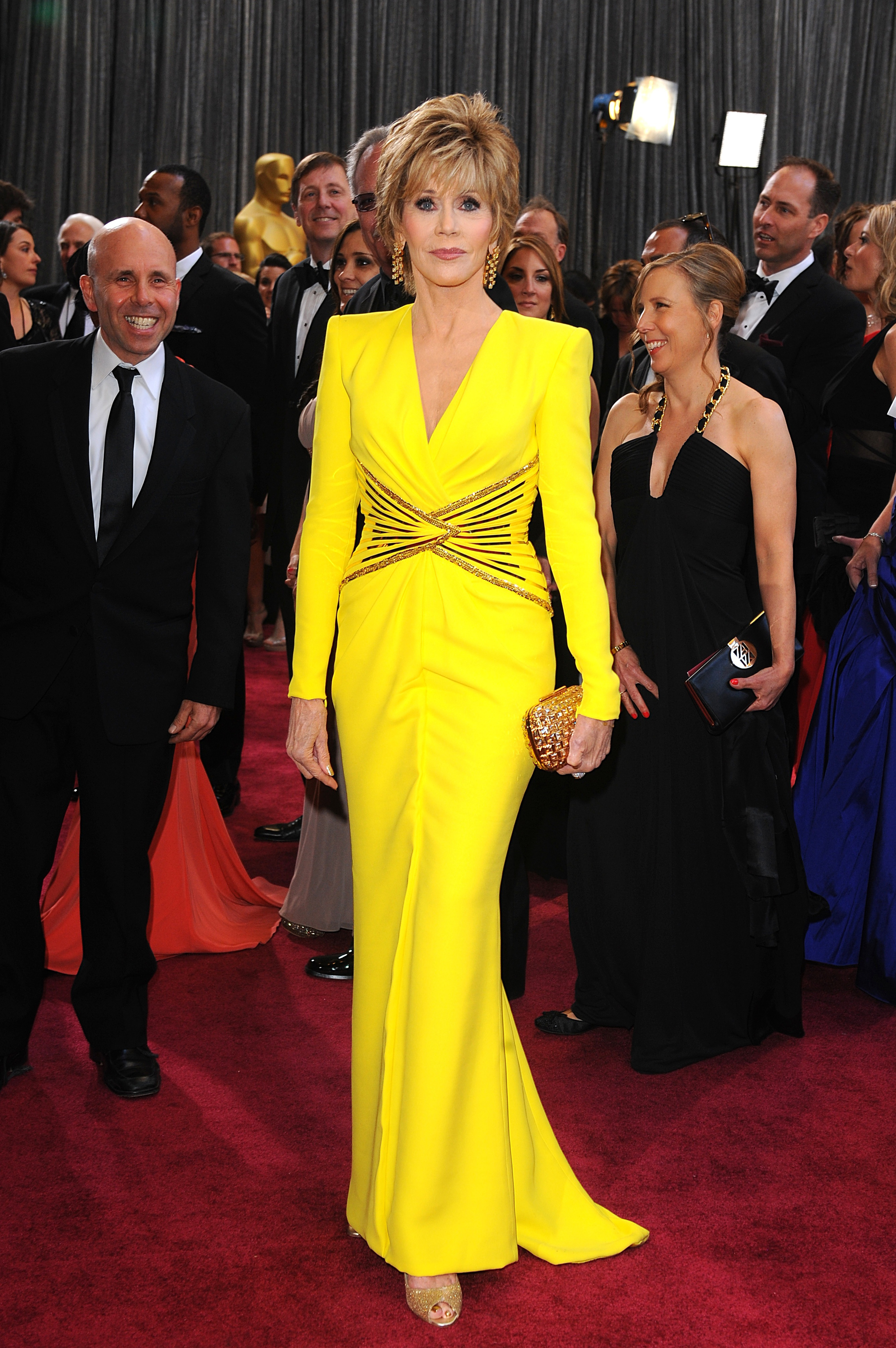 Jane Fonda arriving for the 2013 Academy Awards