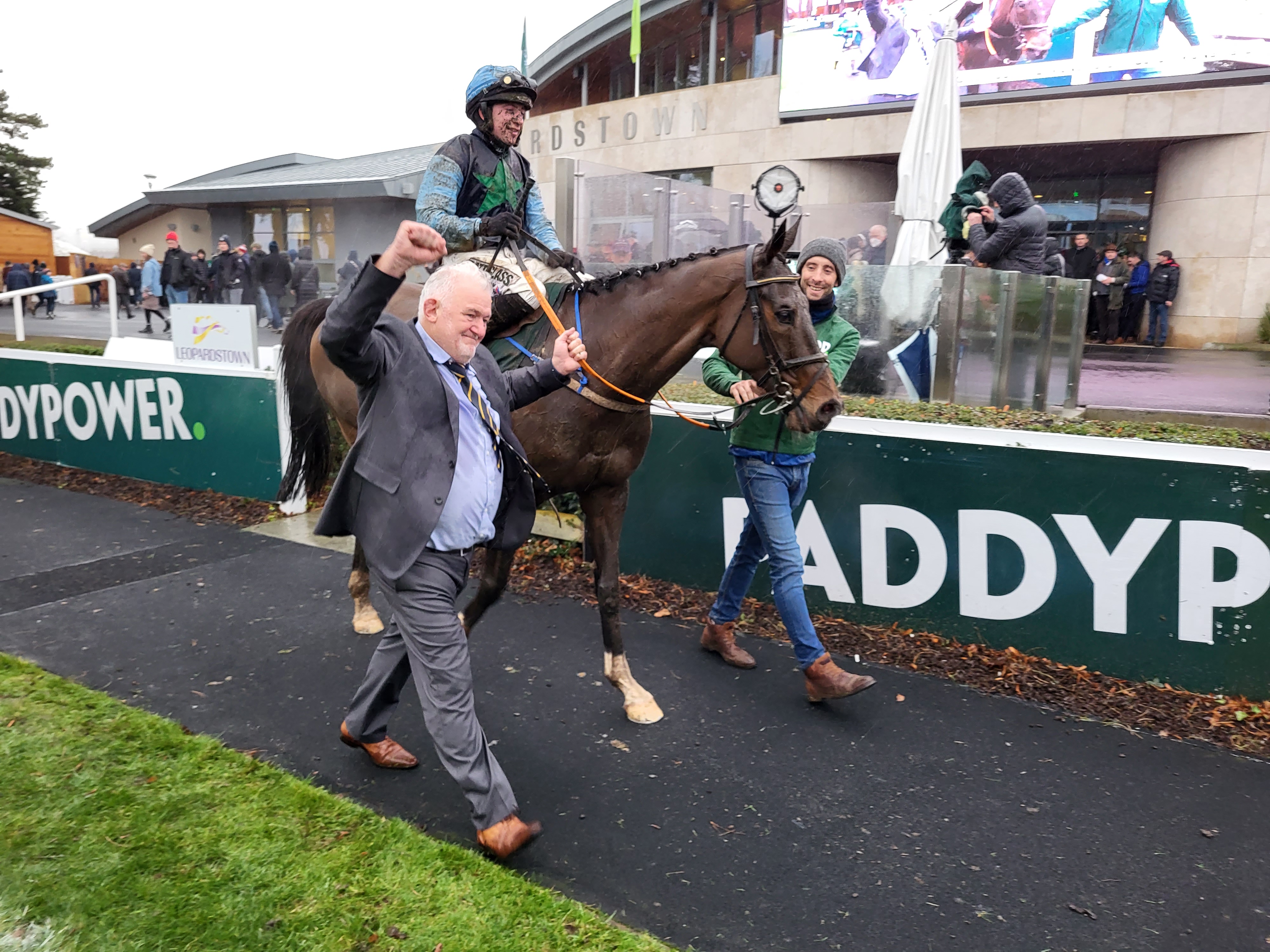 Real Steel after winning the Paddy Power Chase 