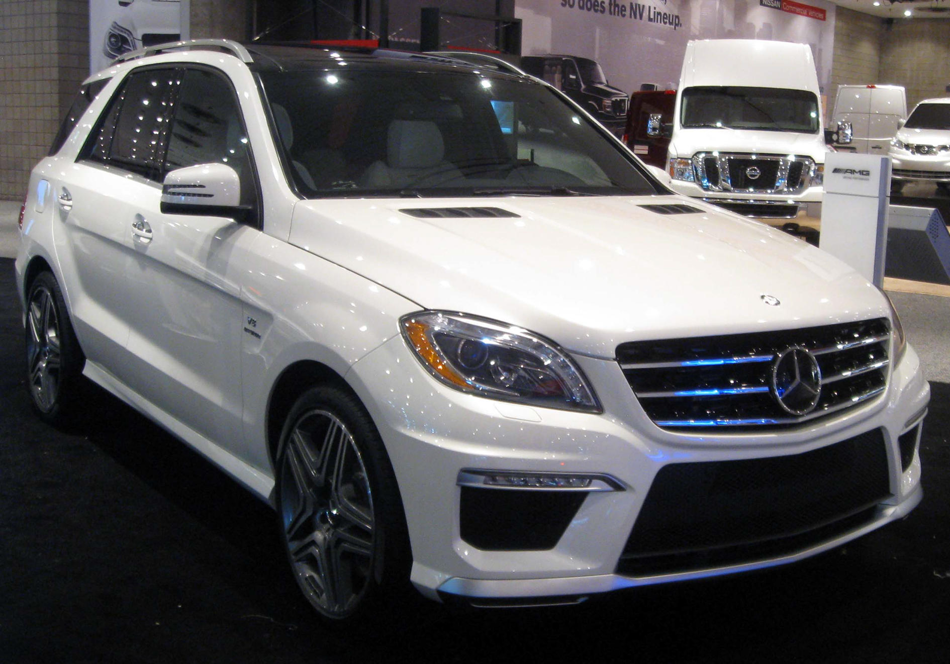 A 2012 Mercedes Benz AMG ML63