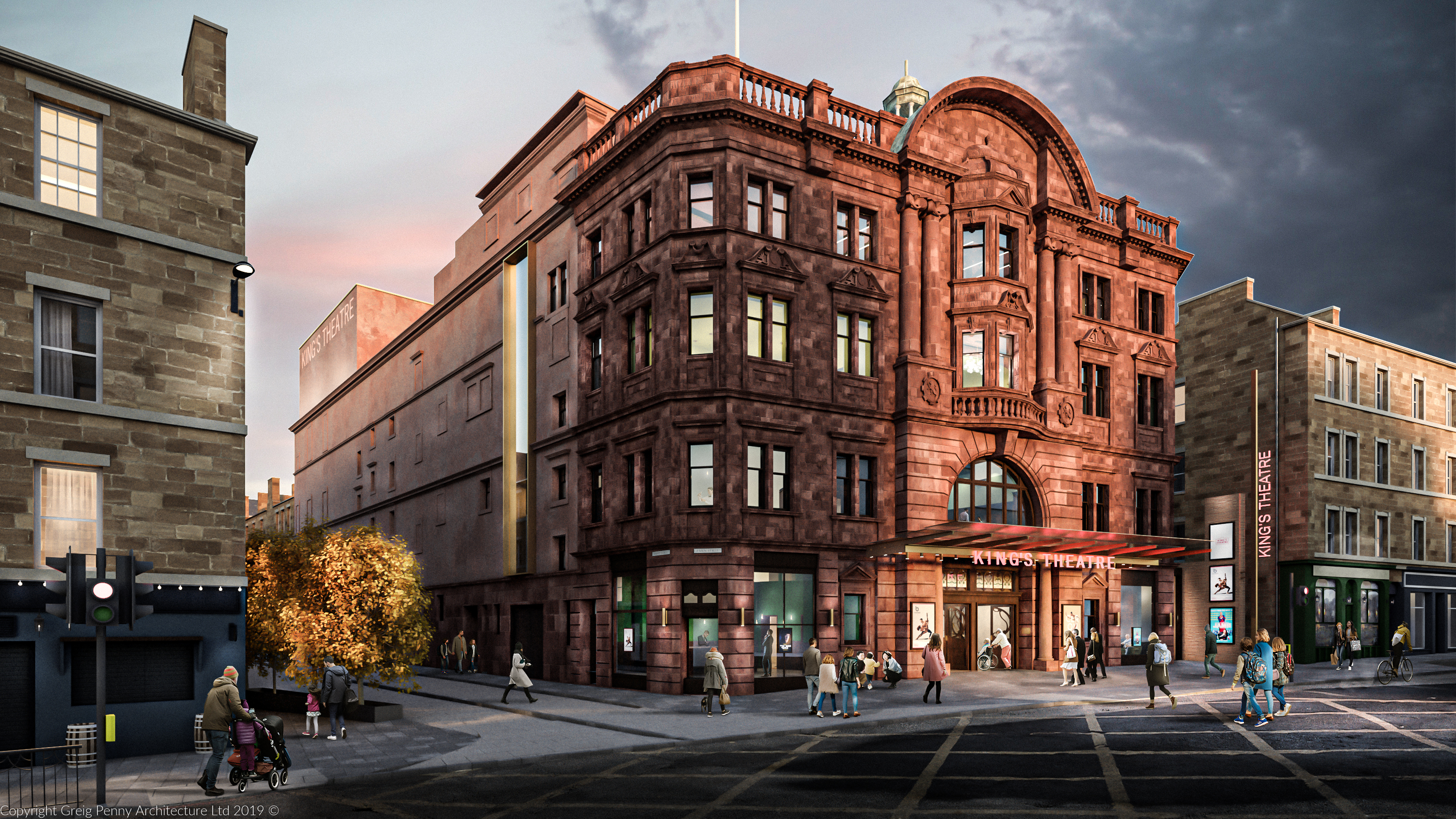 Visualisation of King's Theatre redevelopment