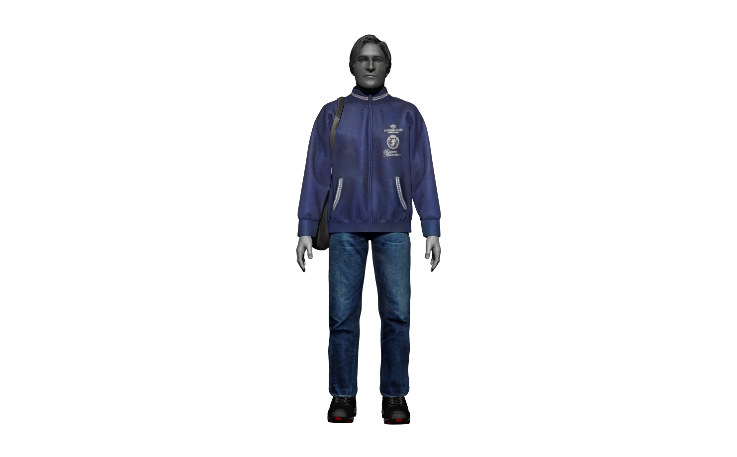 computer generated clothing of man found dead