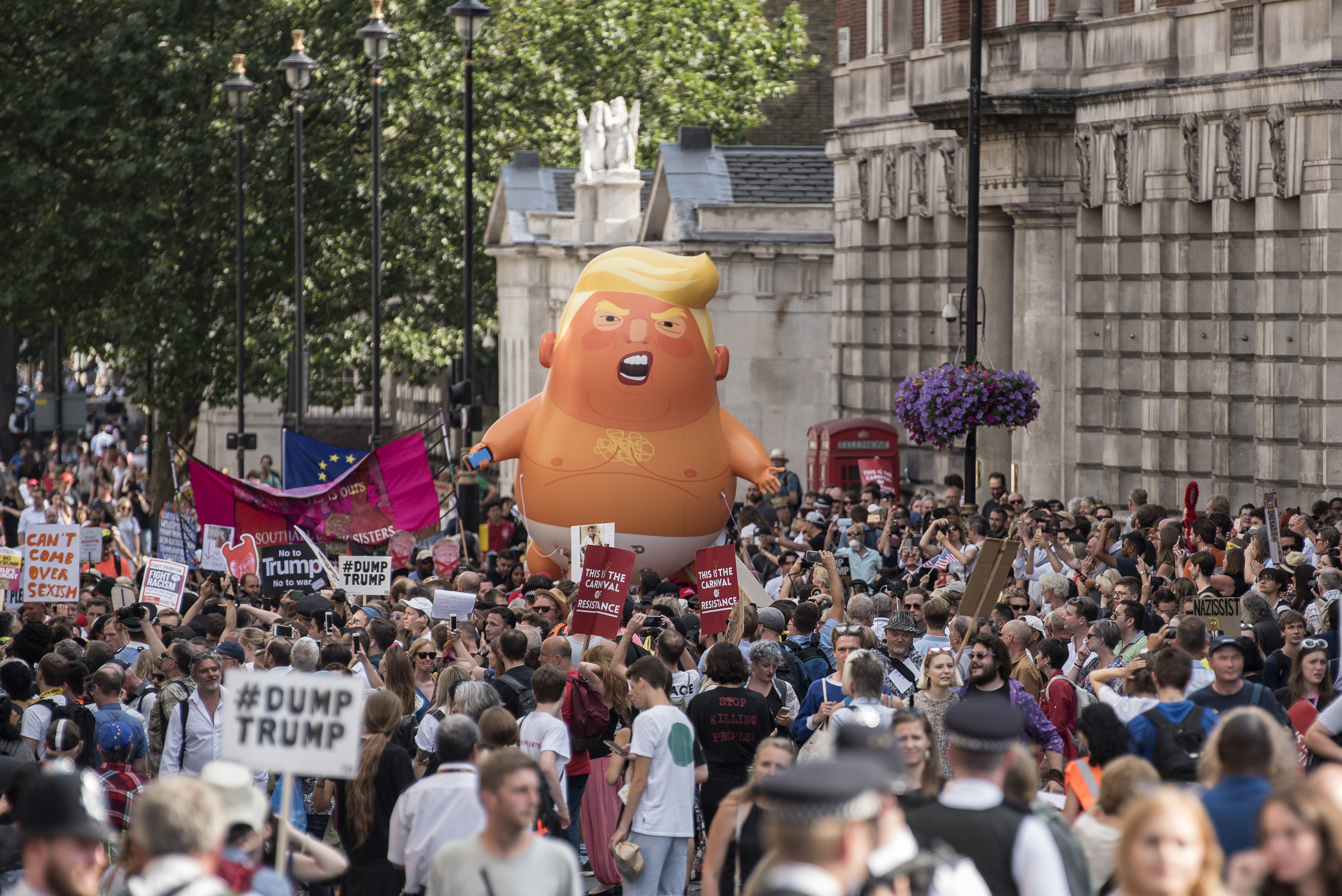 Trump baby blimp