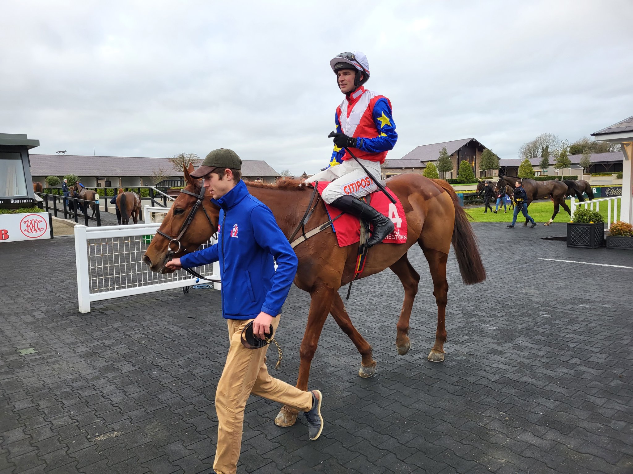 Haxo and Danny Mullins return to the Punchestown winner's enclosure