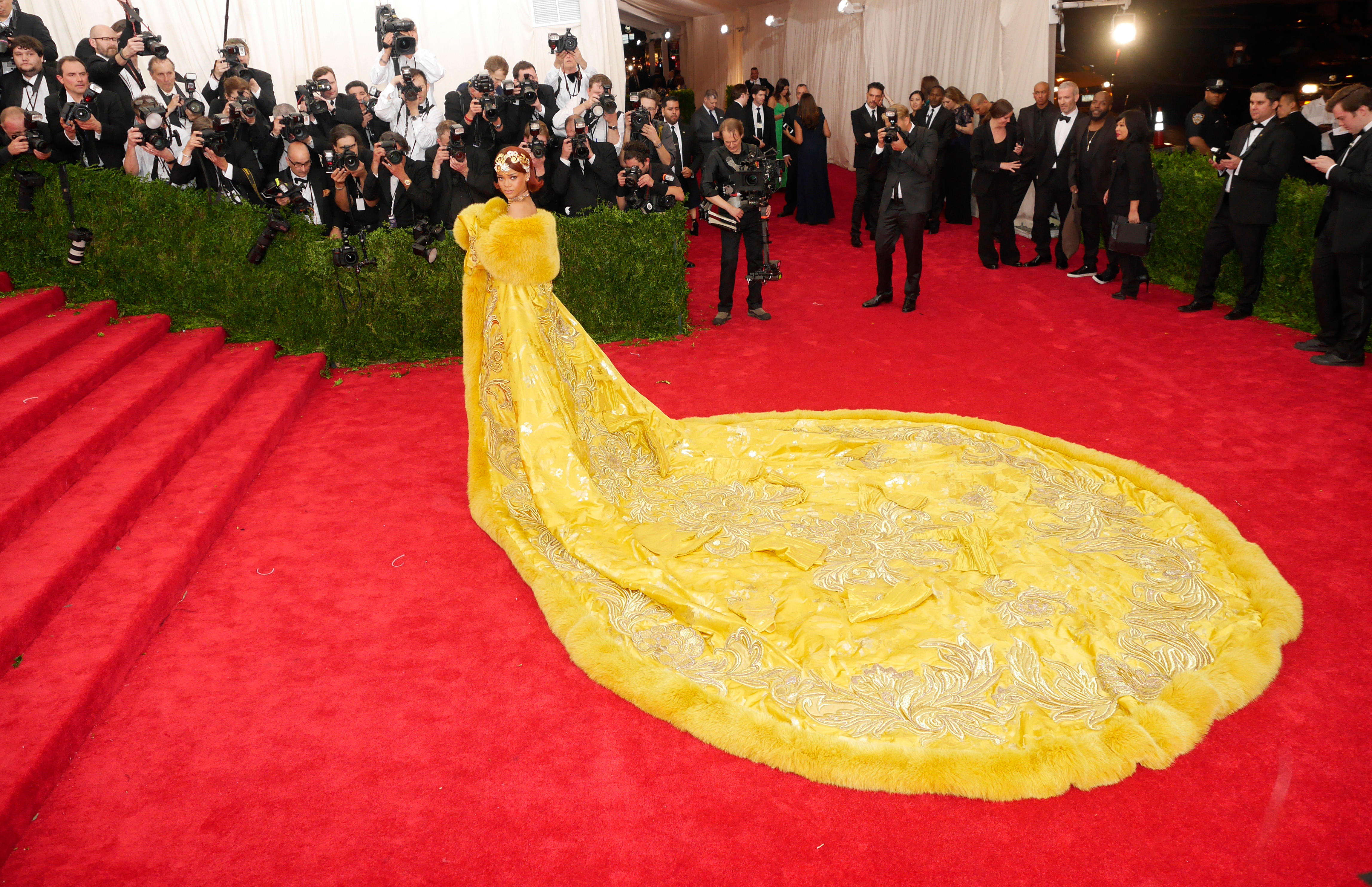 Rihanna at the 2015 Met Gala