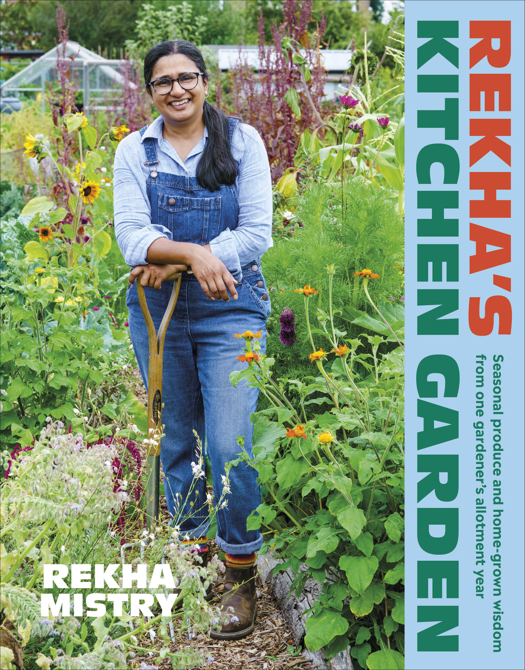 Book jacket of Rekha's Kitchen Garden by Rekha Mistry (DK/PA)