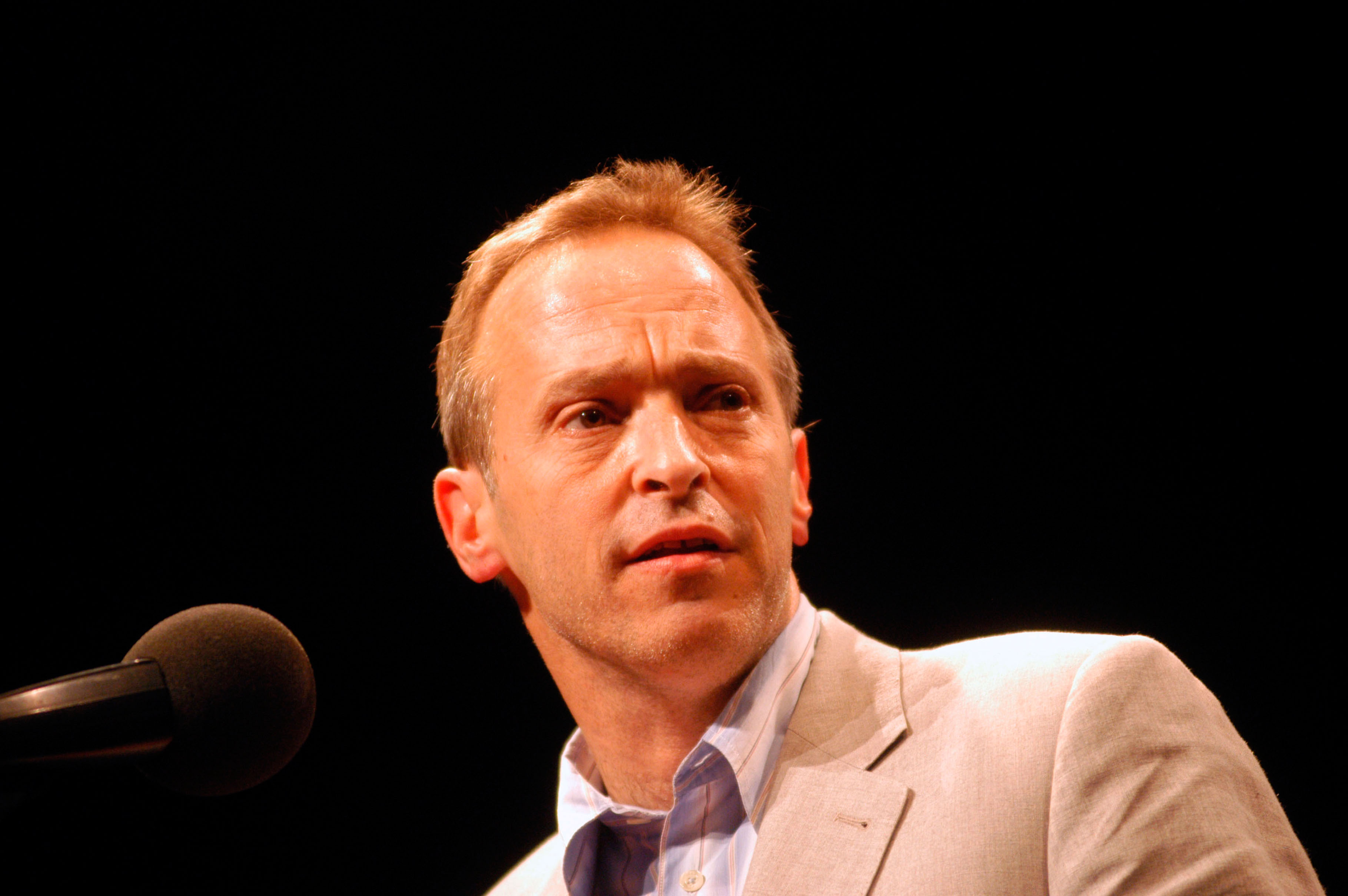 The author David Sedaris reads his short story The Living Dead in 2004