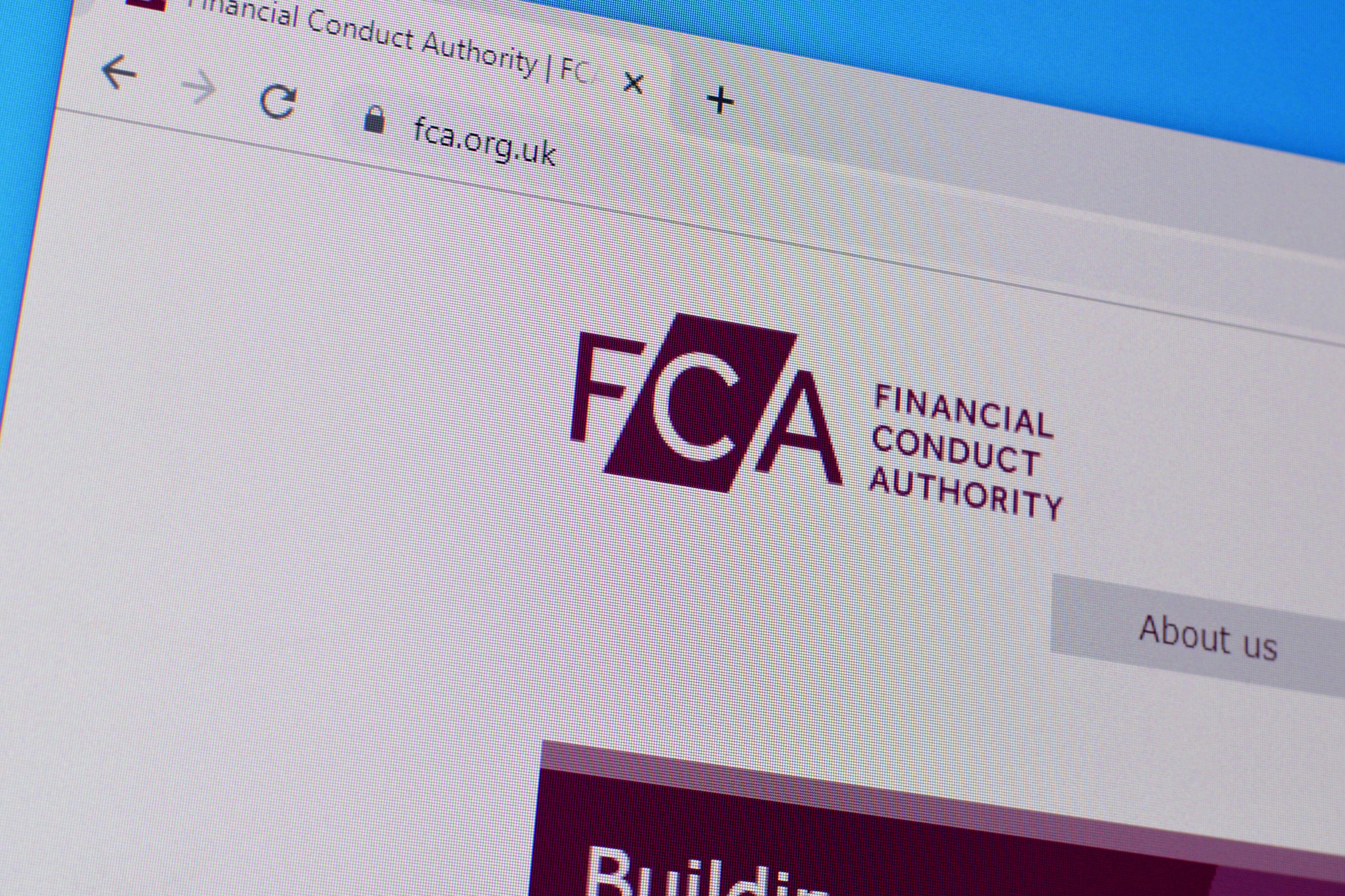 Financial Conduct Authority website