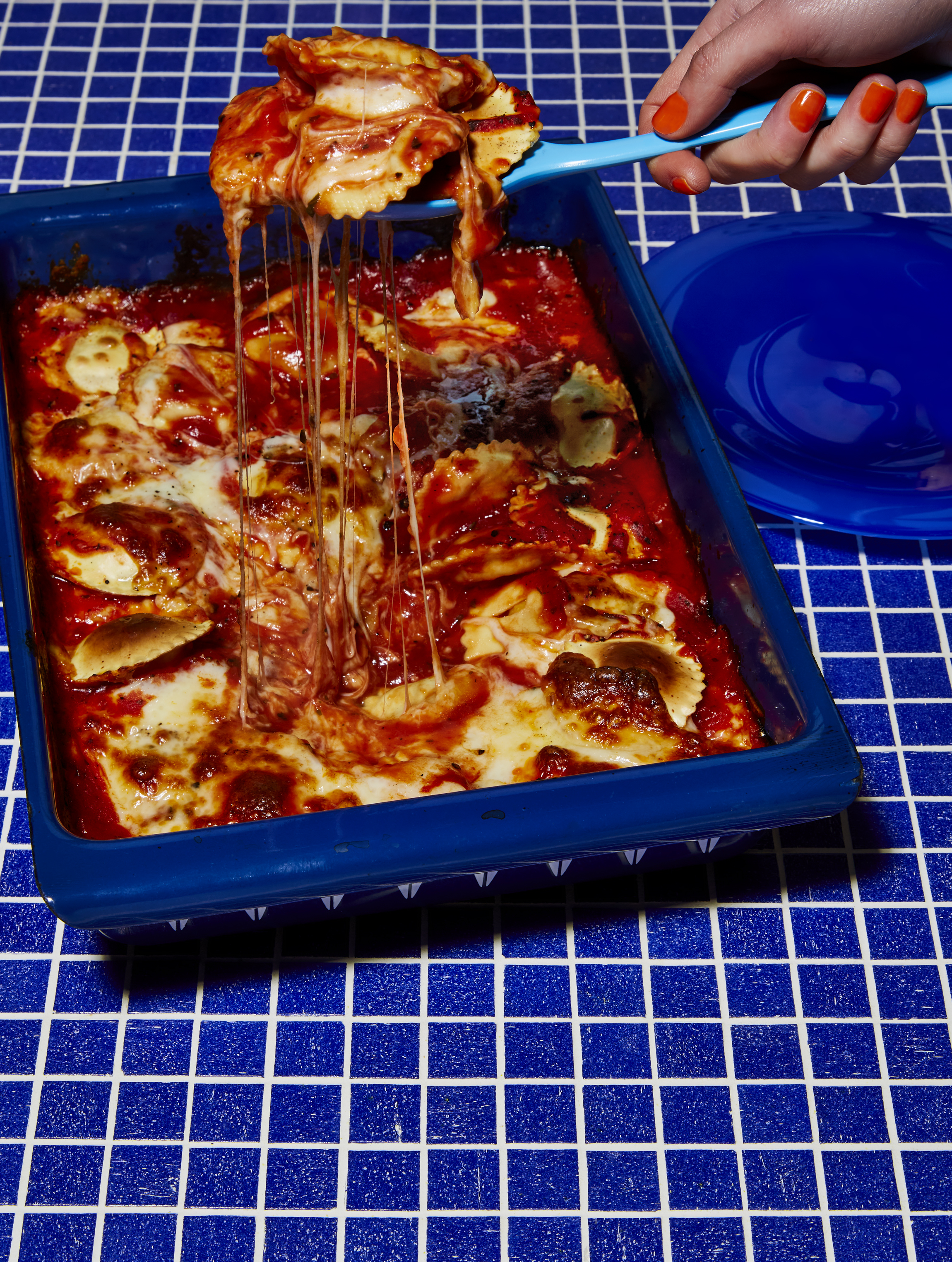 Rustic ravioli lasagne 