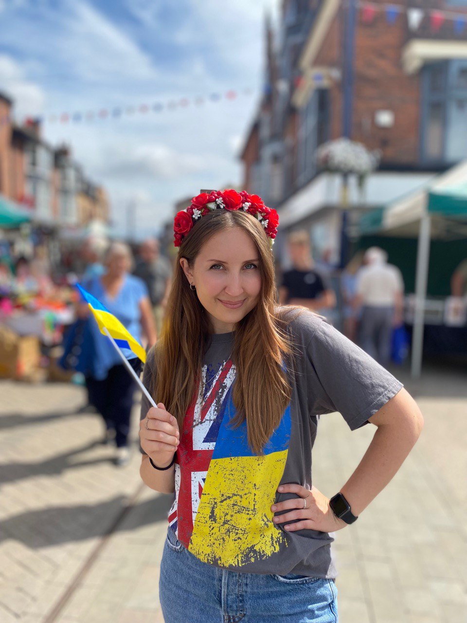 Kateryna Stelmakh fled Ukraine and now works as a bilingual support officer for Doncaster Council (Kateryna Stelmakh/PA)