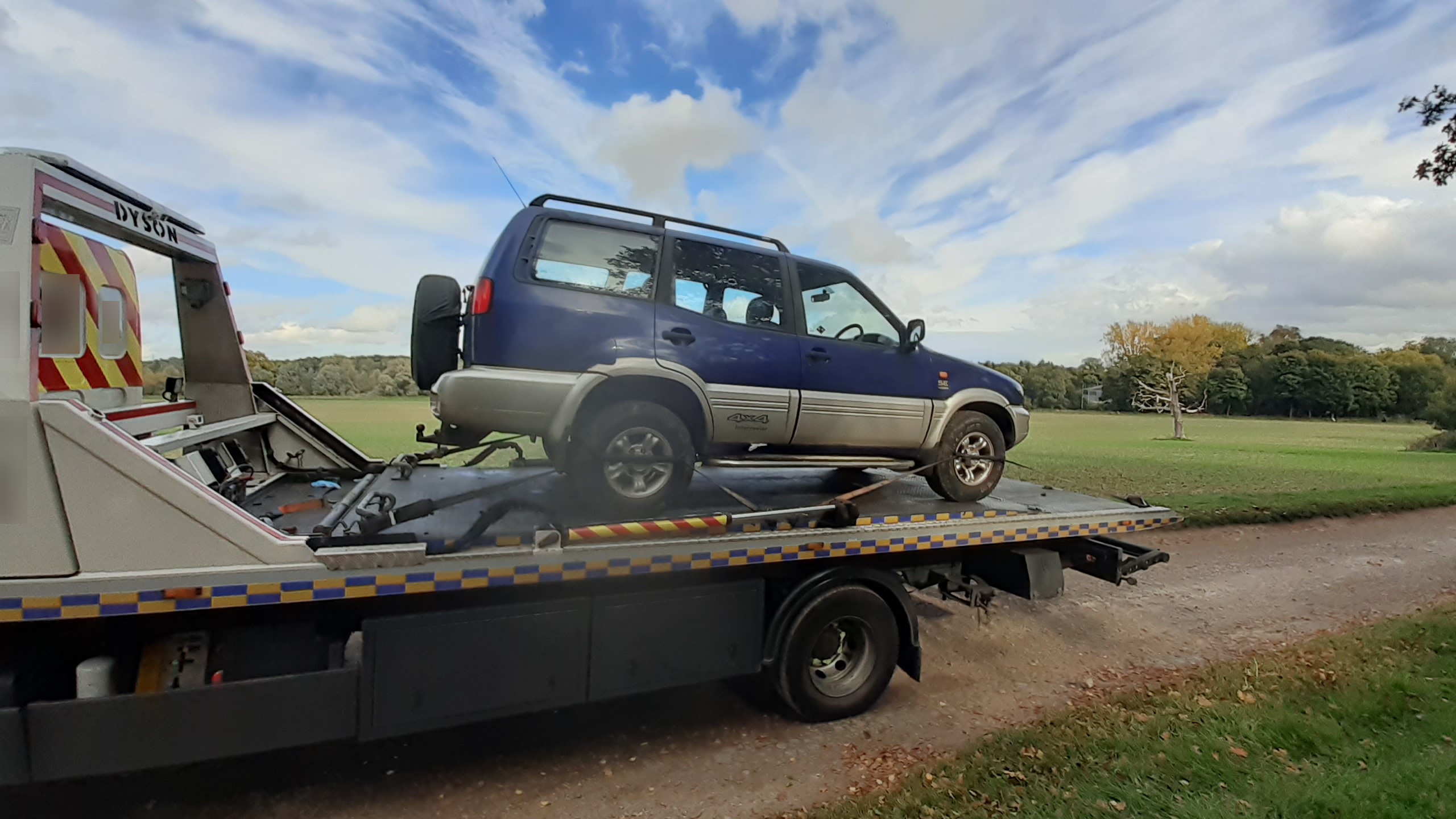 Police seized the vehicle the pair used to travel to the Saffron Walden area. (Essex Police/ PA)