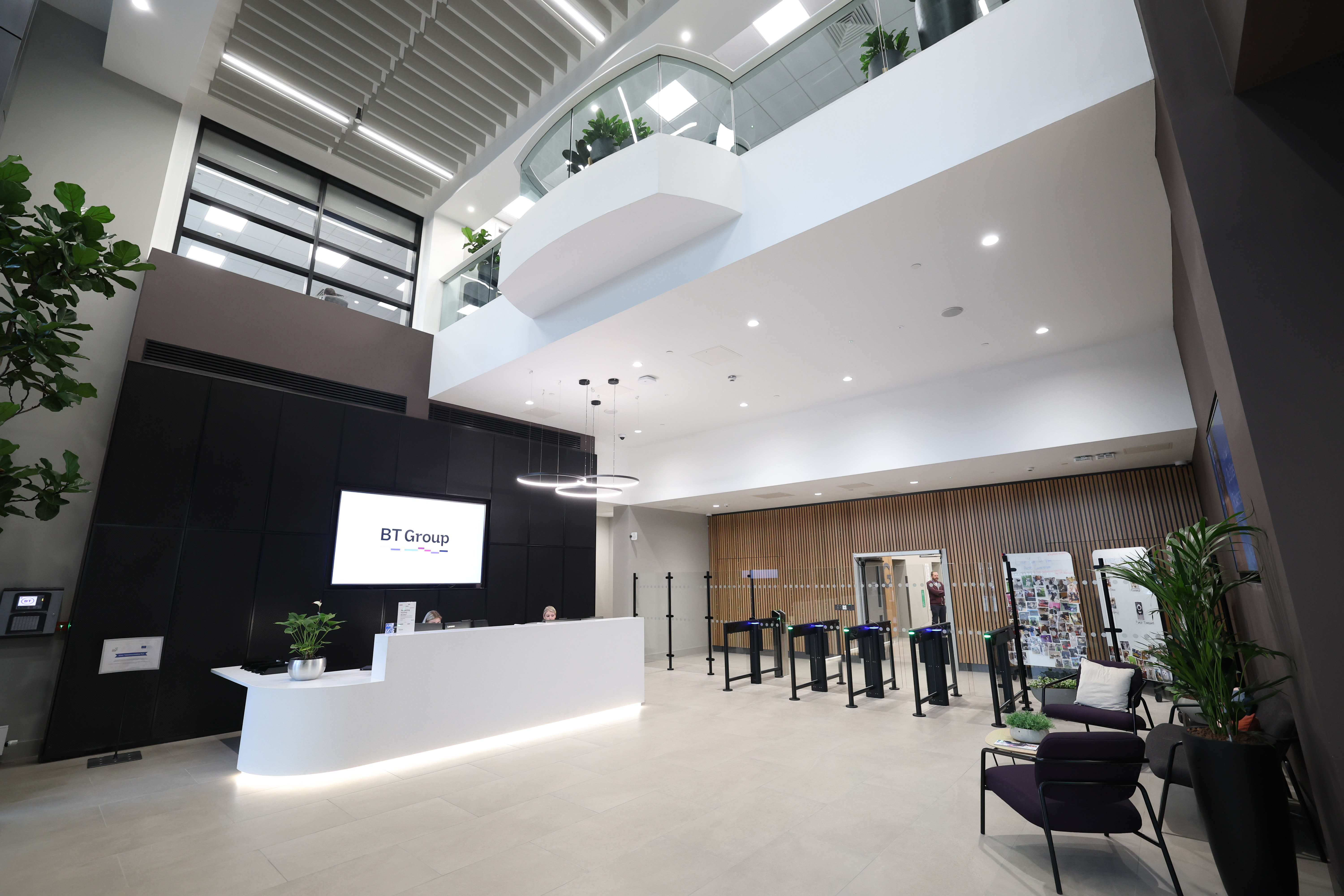 Inside Riverside Tower following multi-million pound refurbishment. 