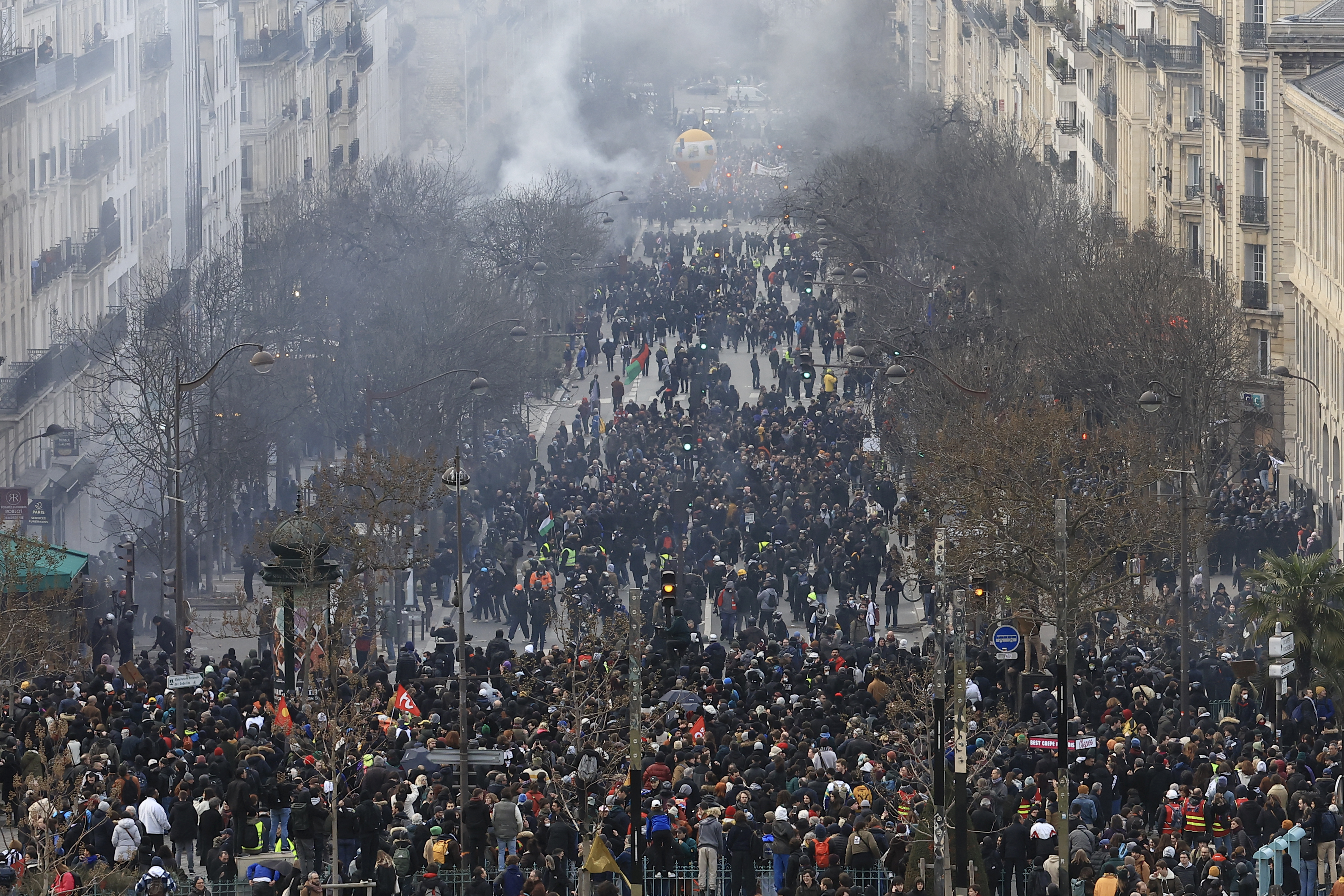 Strikes in Paris