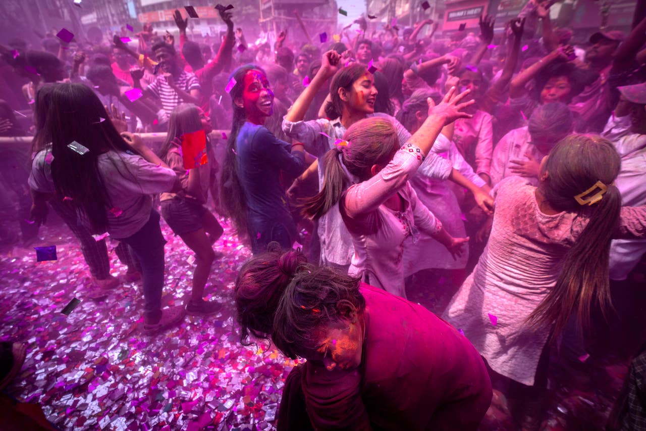 Indians celebrate Holi, the Hindu festival of colour Shropshire Star