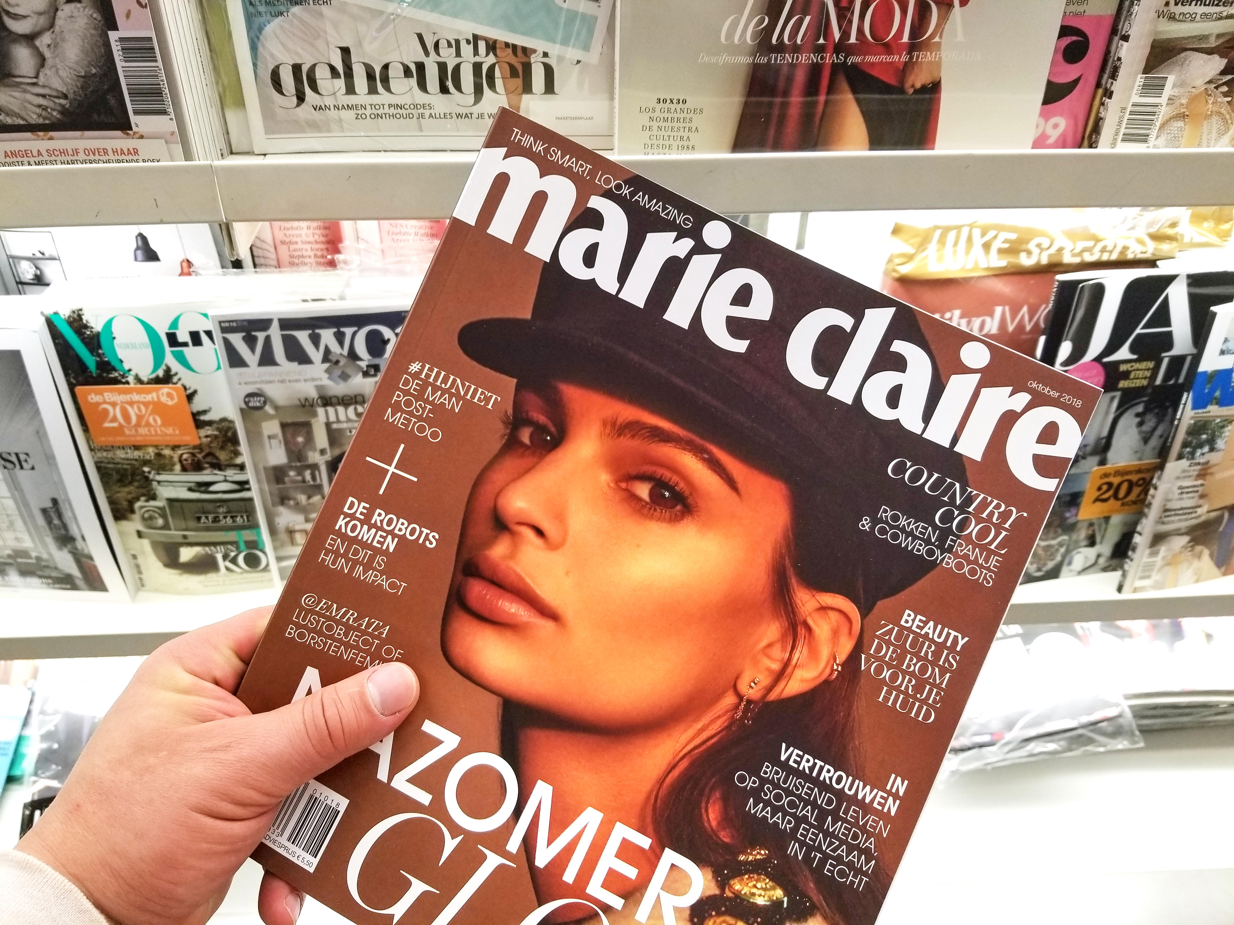A Marie Claire magazine