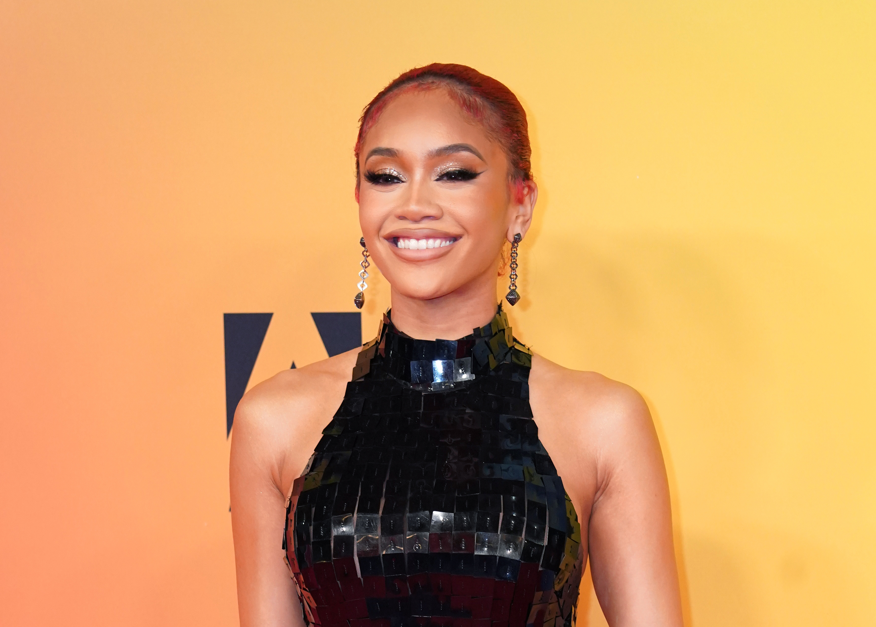 Saweetie on the red carpet at the 2021 MTV Europe Music Awards